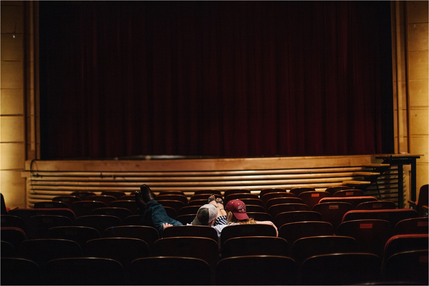 Fun and Colorful Engagement Session in Downtown Grapevine at the Palace Theatre and Grapevine Lake _ Rachel Meagan Photography _ 09