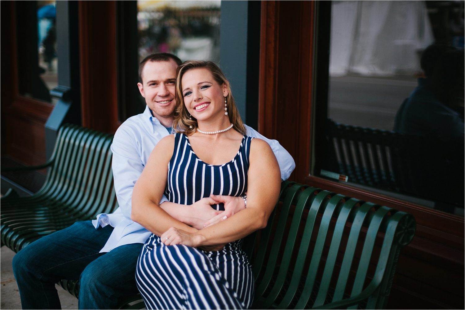 Fun and Colorful Engagement Session in Downtown Grapevine at the Palace Theatre and Grapevine Lake _ Rachel Meagan Photography _ 19