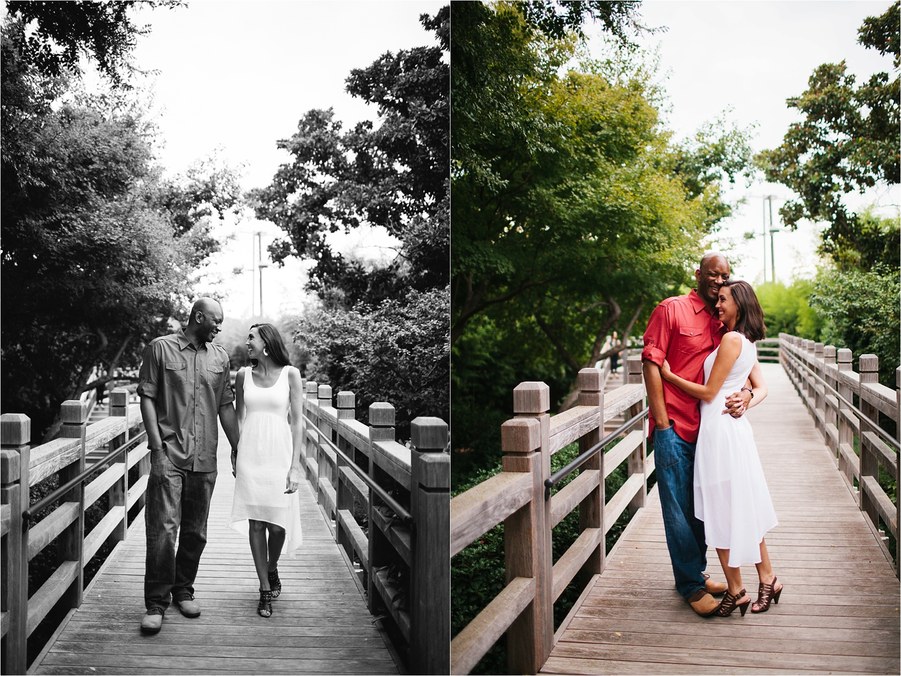 Kate Josh A Fort Worth Botanical Gardens Couples Session