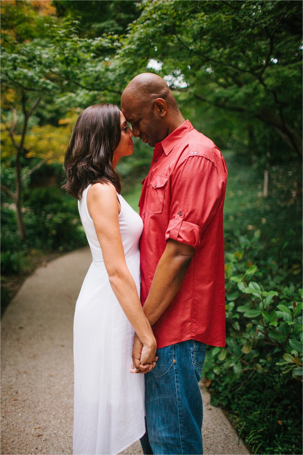 Enagement Session at the Japanese Rose Garden _ Fort Worth Botanical Gardens _ Images by North Texas Wedding Photographer, Rachel Meagan Photography _ 06