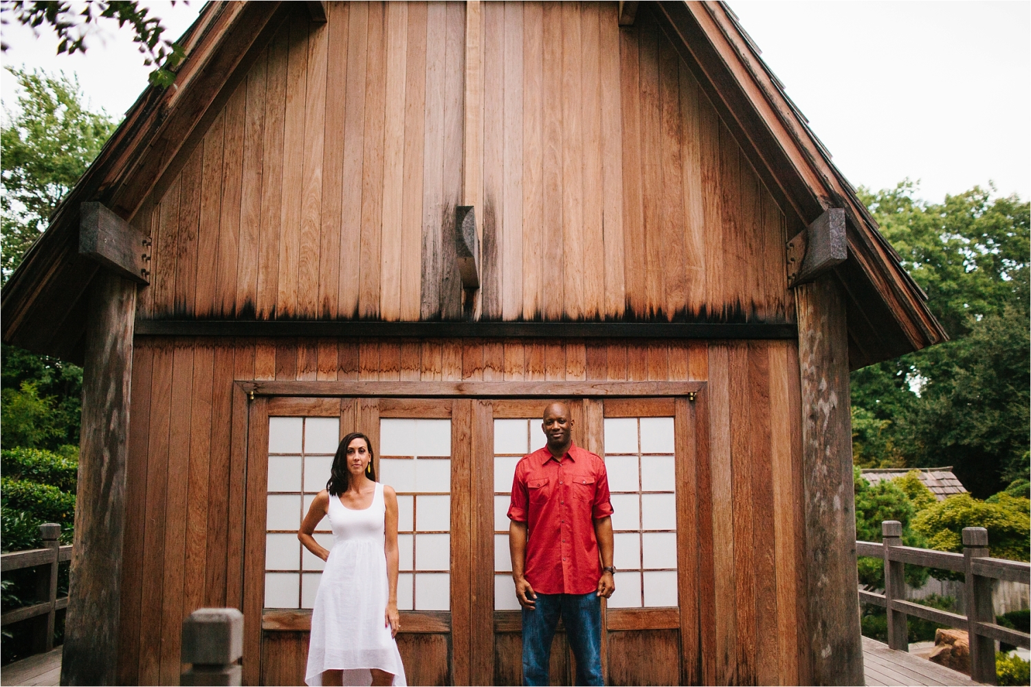Enagement Session at the Japanese Rose Garden _ Fort Worth Botanical Gardens _ Images by North Texas Wedding Photographer, Rachel Meagan Photography _ 07