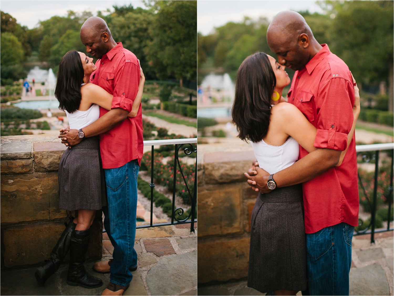 Enagement Session at the Japanese Rose Garden _ Fort Worth Botanical Gardens _ Images by North Texas Wedding Photographer, Rachel Meagan Photography _ 23
