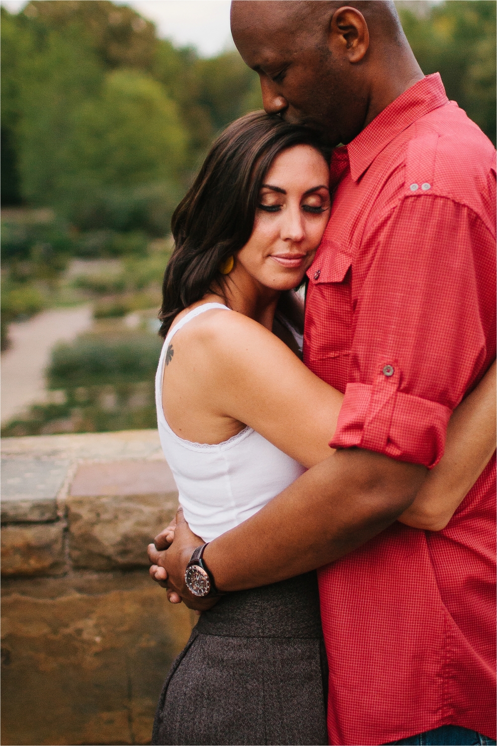 Enagement Session at the Japanese Rose Garden _ Fort Worth Botanical Gardens _ Images by North Texas Wedding Photographer, Rachel Meagan Photography _ 24