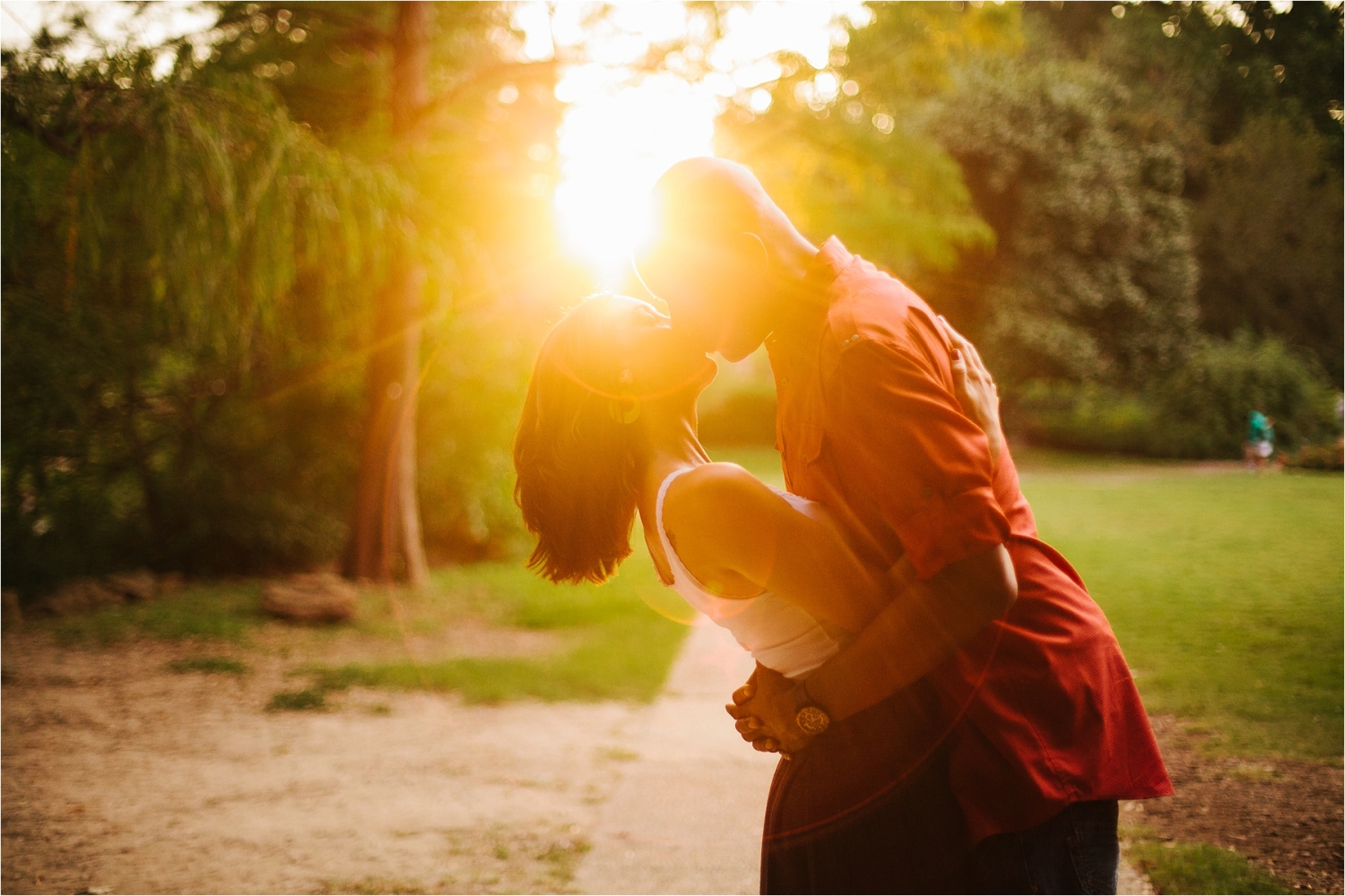 Enagement Session at the Japanese Rose Garden _ Fort Worth Botanical Gardens _ Images by North Texas Wedding Photographer, Rachel Meagan Photography _ 29