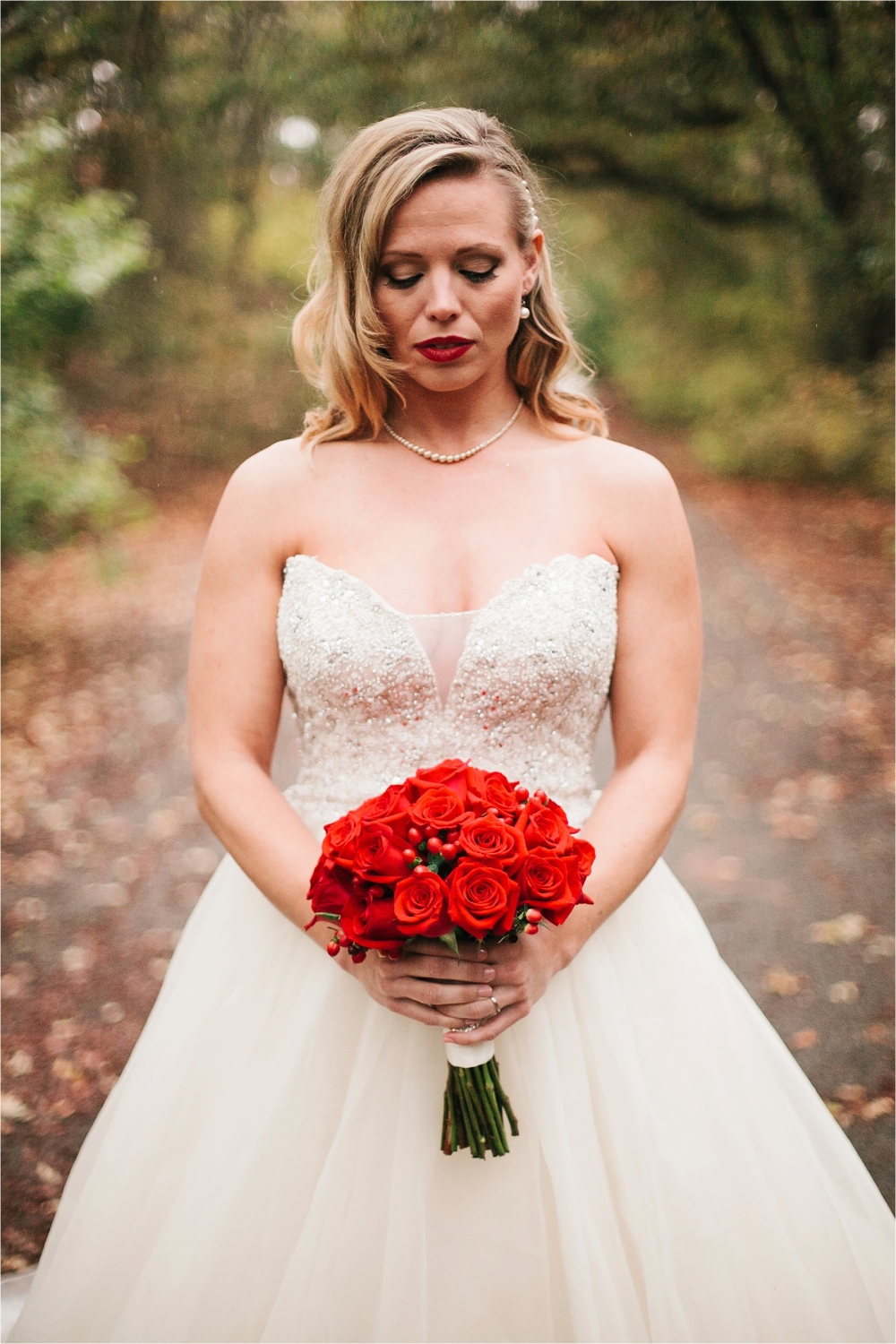 a vintage bridal session with red accents in Grapevine, TX _ by North Texas Wedding Photographer Rachel Meagan Photography _ 03