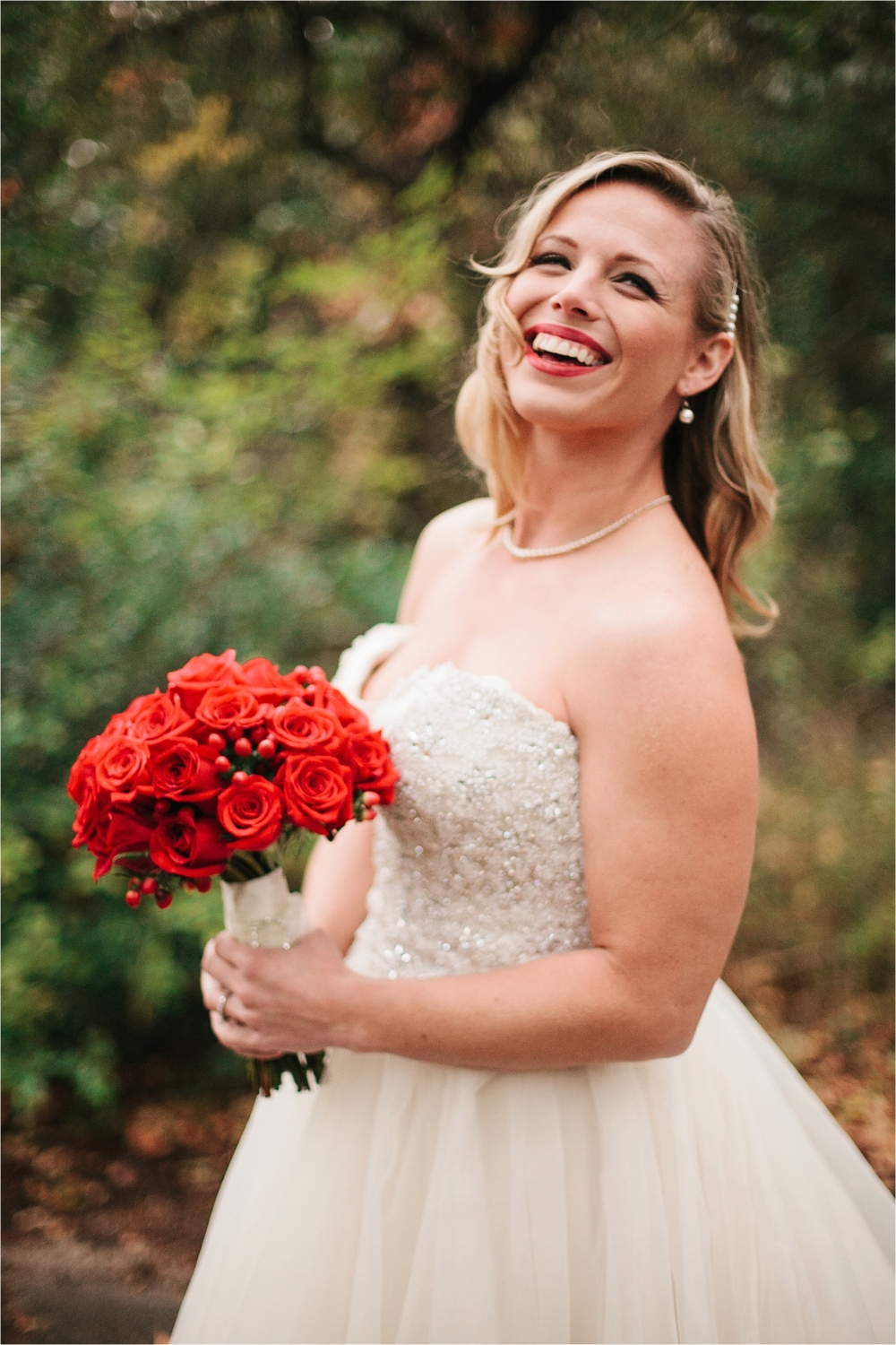 a vintage bridal session with red accents in Grapevine, TX _ by North Texas Wedding Photographer Rachel Meagan Photography _ 12