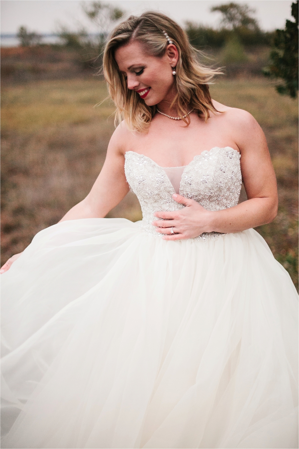 a vintage bridal session with red accents in Grapevine, TX _ by North Texas Wedding Photographer Rachel Meagan Photography _ 30
