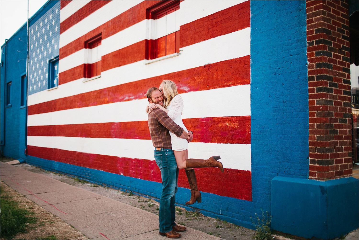 Deep Ellum and White Rock Lake Engagement Session _ North Texas Wedding Photographer _ Rachel Meagan Photography _ 01