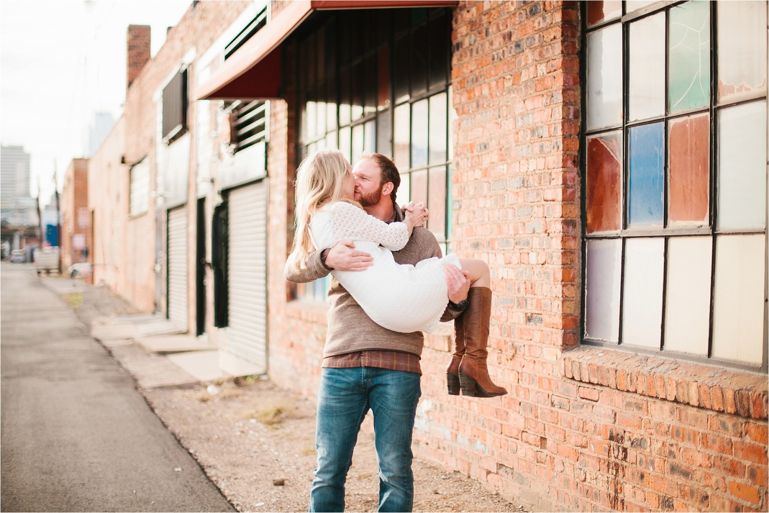 Deep Ellum and White Rock Lake Engagement Session _ North Texas Wedding Photographer _ Rachel Meagan Photography _ 03