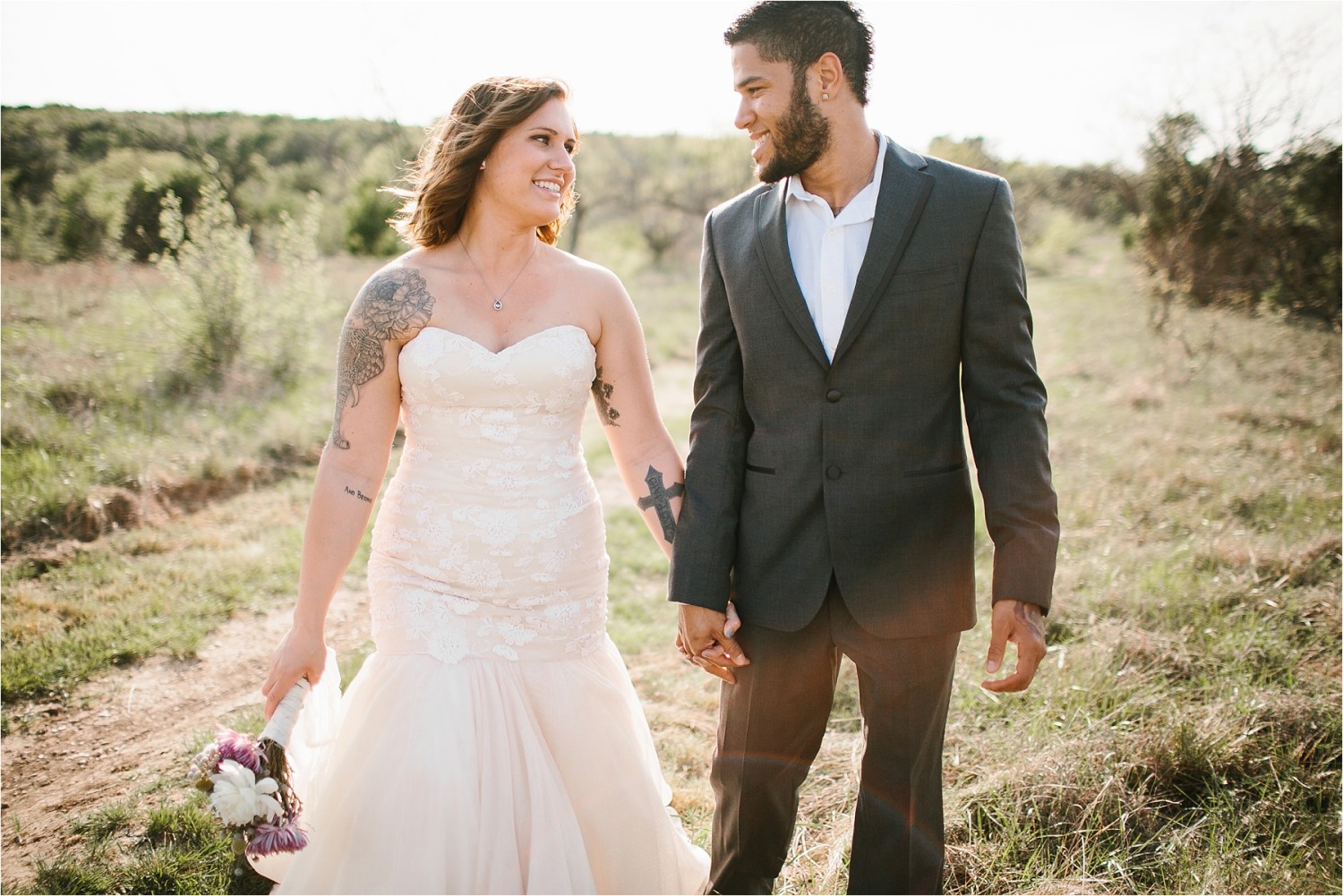 Stunning Wedding Dress Inspiration Vera Wang Gown + Groom's Suit _ a whimsical after session by North Texas Wedding Photographer05