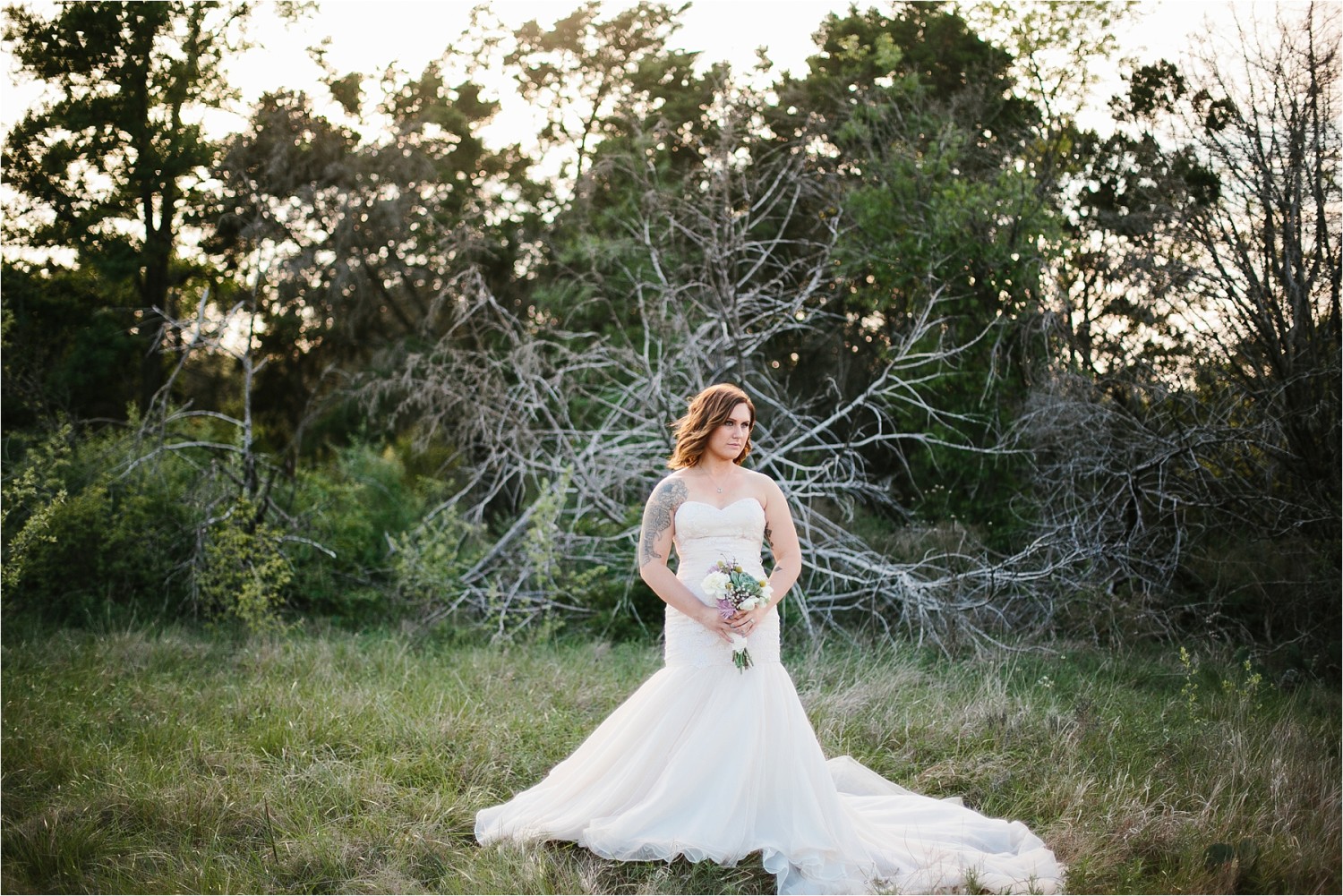 Stunning Wedding Dress Inspiration Vera Wang Gown + Groom's Suit _ a whimsical after session by North Texas Wedding Photographer23