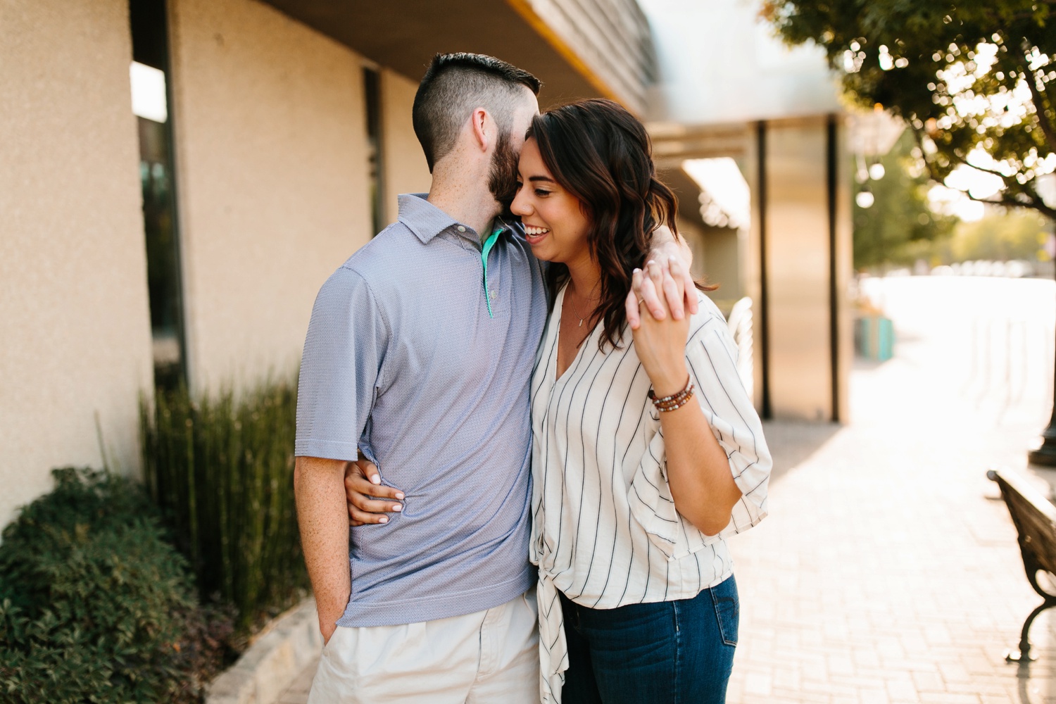 Arika + Colin | a fort worth engagement session by North Texas Wedding Photographer Rachel Meagan Photography | 004