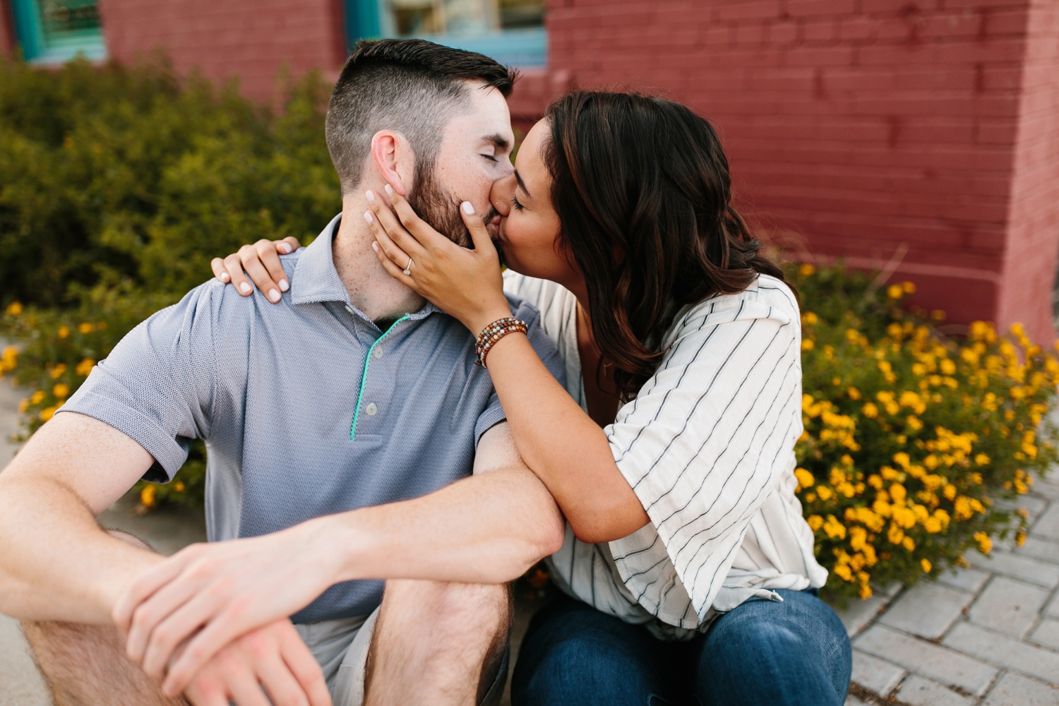 Arika + Colin | a fort worth engagement session by North Texas Wedding Photographer Rachel Meagan Photography | 023