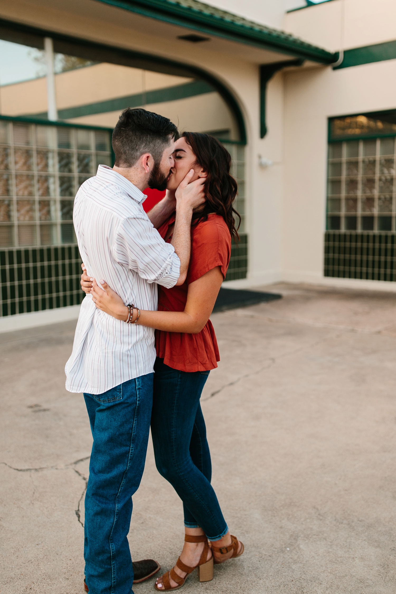 Arika + Colin | a fort worth engagement session by North Texas Wedding Photographer Rachel Meagan Photography | 081