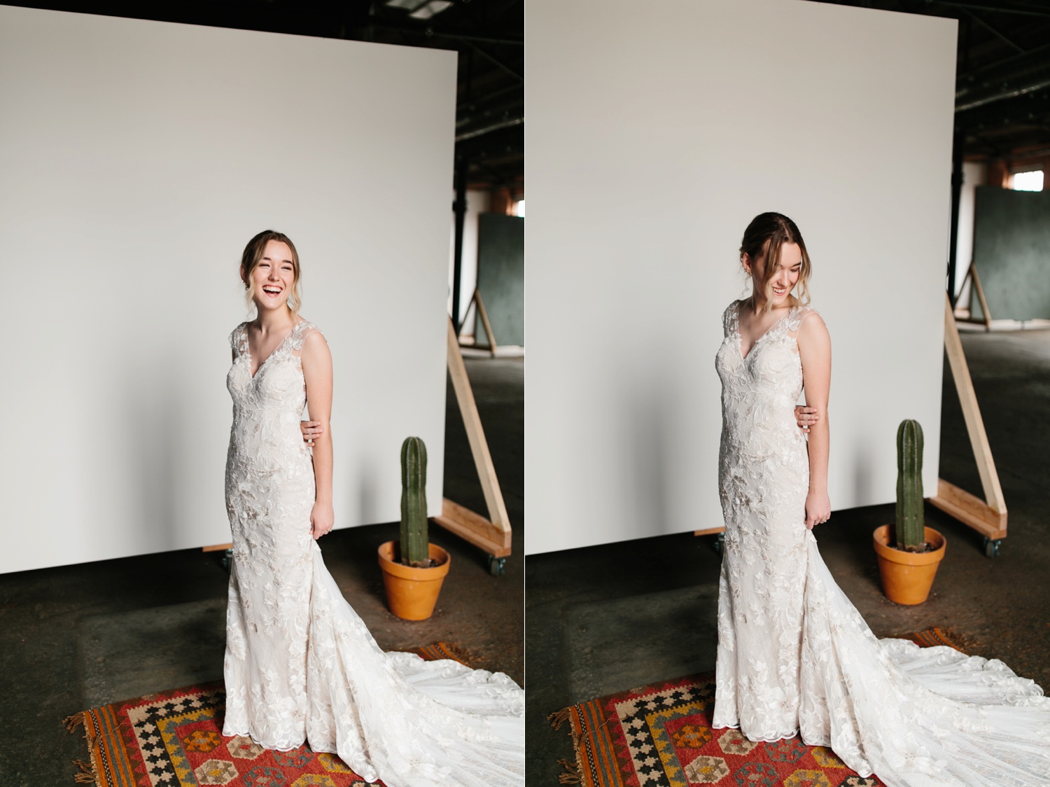 Kami | a industrial, editorial, studio bridal session at The Darkroom Fort Worth by North Texas Wedding Photographer Rachel Meagan Photography | 01