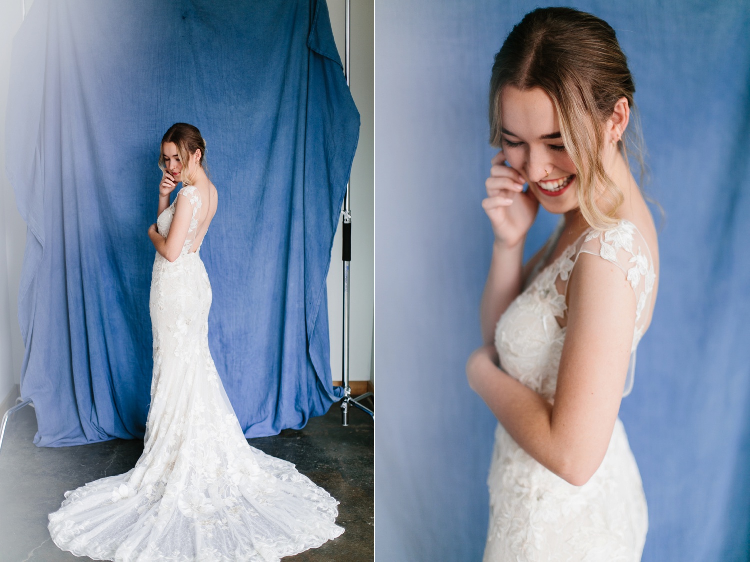 Kami | a industrial, editorial, studio bridal session at The Darkroom Fort Worth by North Texas Wedding Photographer Rachel Meagan Photography | 09