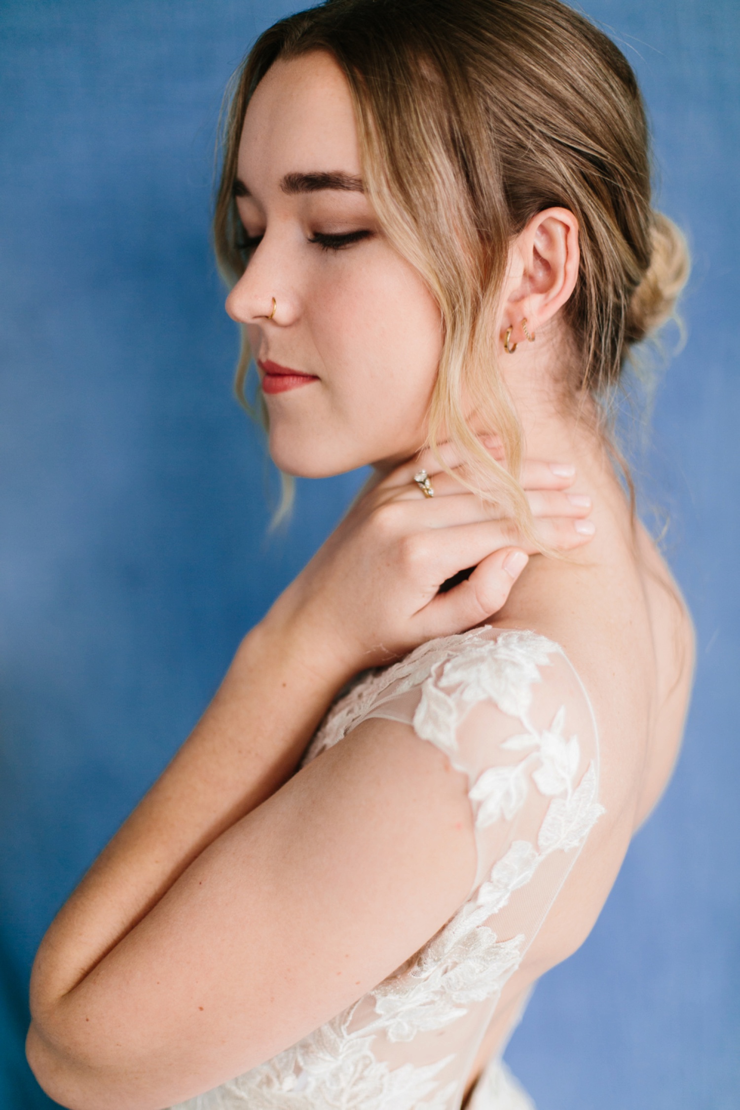 Kami | a industrial, editorial, studio bridal session at The Darkroom Fort Worth by North Texas Wedding Photographer Rachel Meagan Photography | 11