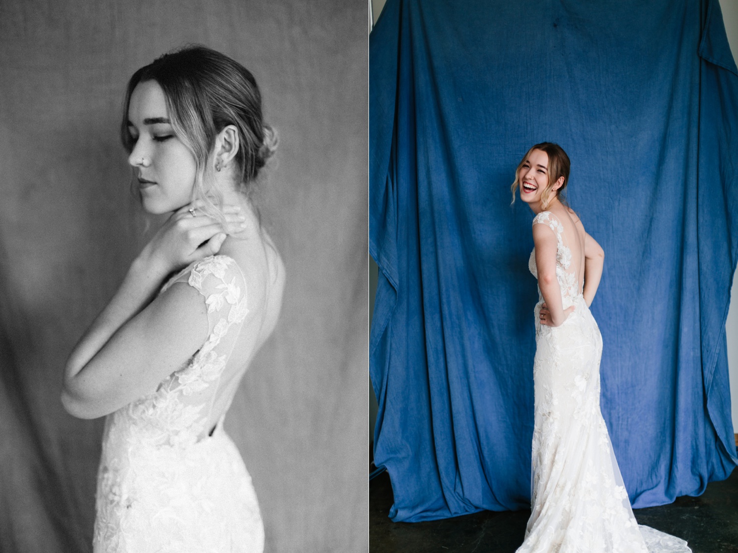 Kami | a industrial, editorial, studio bridal session at The Darkroom Fort Worth by North Texas Wedding Photographer Rachel Meagan Photography | 12