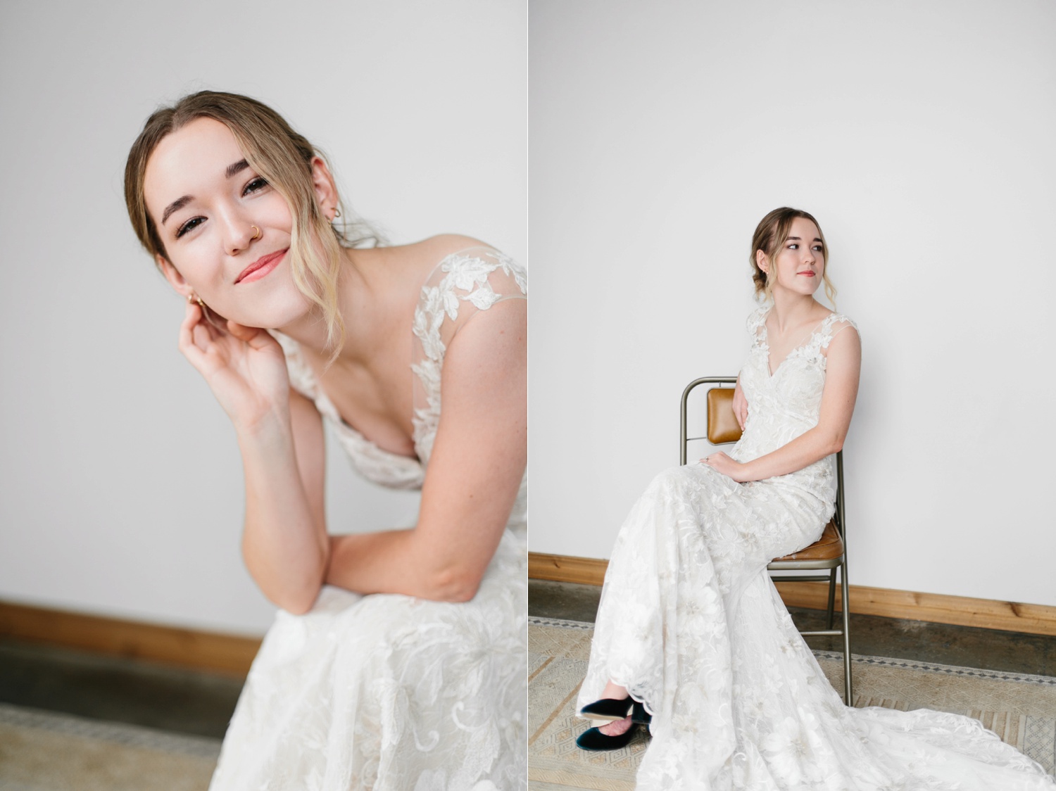 Kami | a industrial, editorial, studio bridal session at The Darkroom Fort Worth by North Texas Wedding Photographer Rachel Meagan Photography | 17