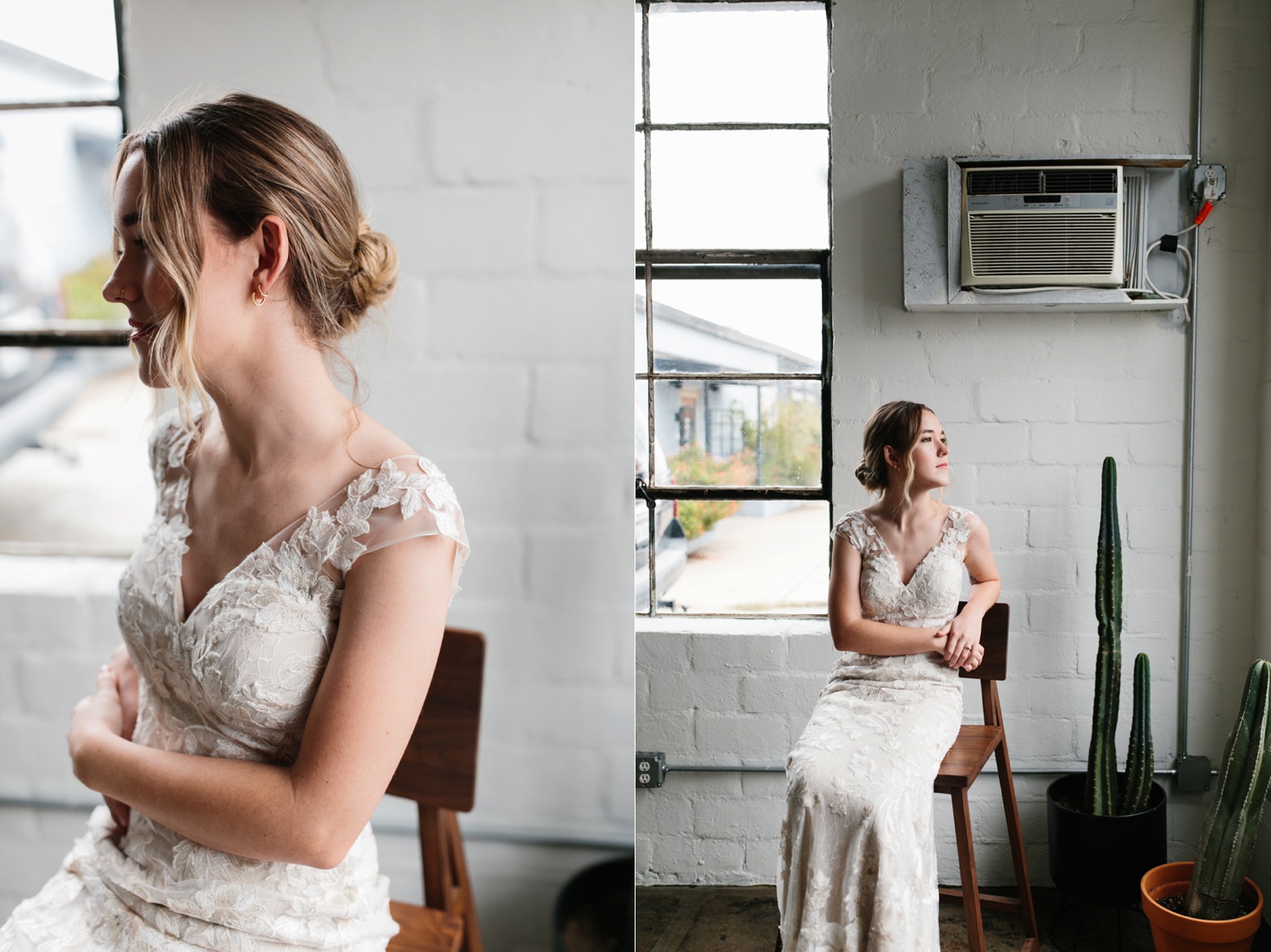 Kami | a industrial, editorial, studio bridal session at The Darkroom Fort Worth by North Texas Wedding Photographer Rachel Meagan Photography | 22