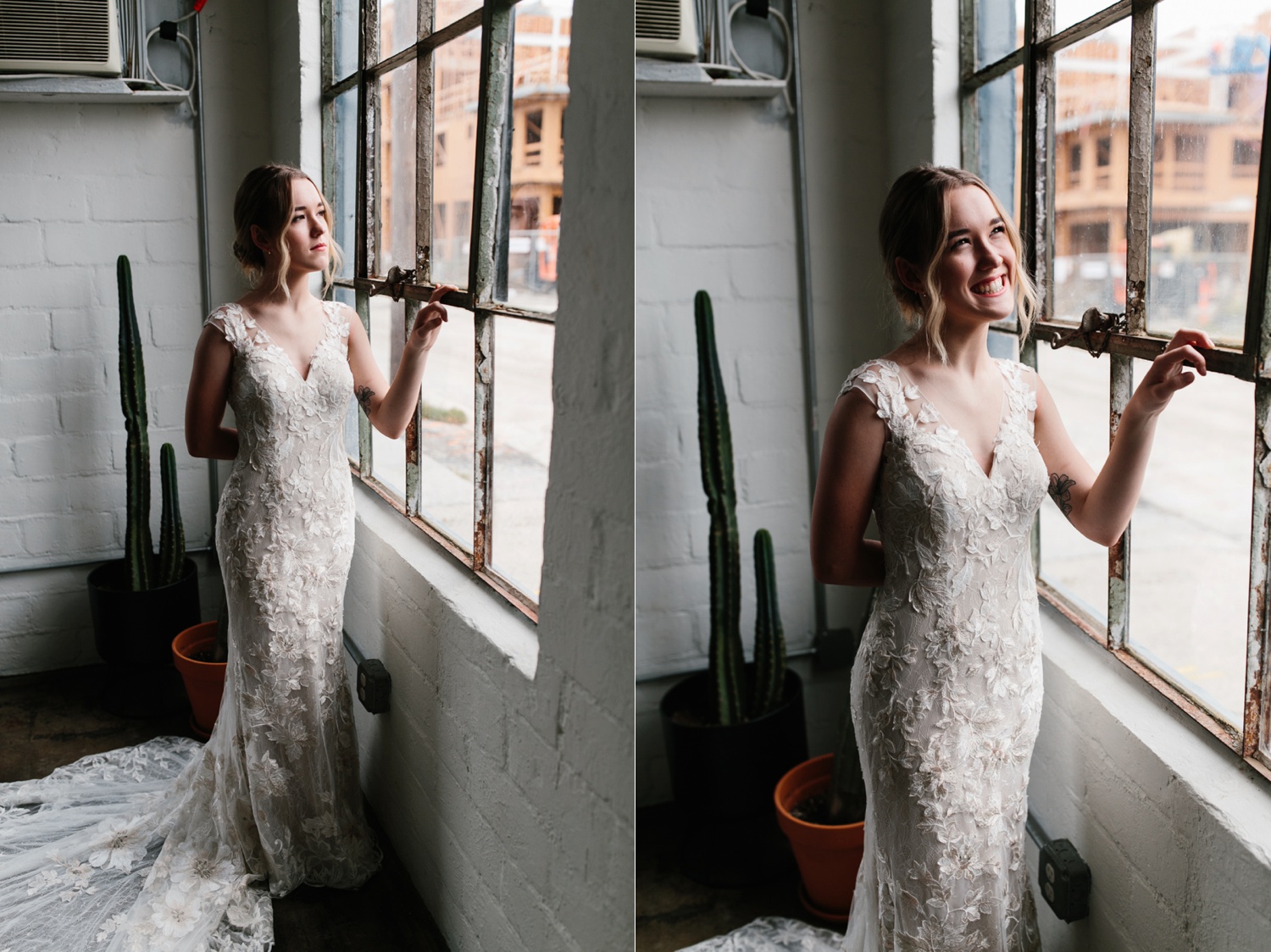 Kami | a industrial, editorial, studio bridal session at The Darkroom Fort Worth by North Texas Wedding Photographer Rachel Meagan Photography | 24