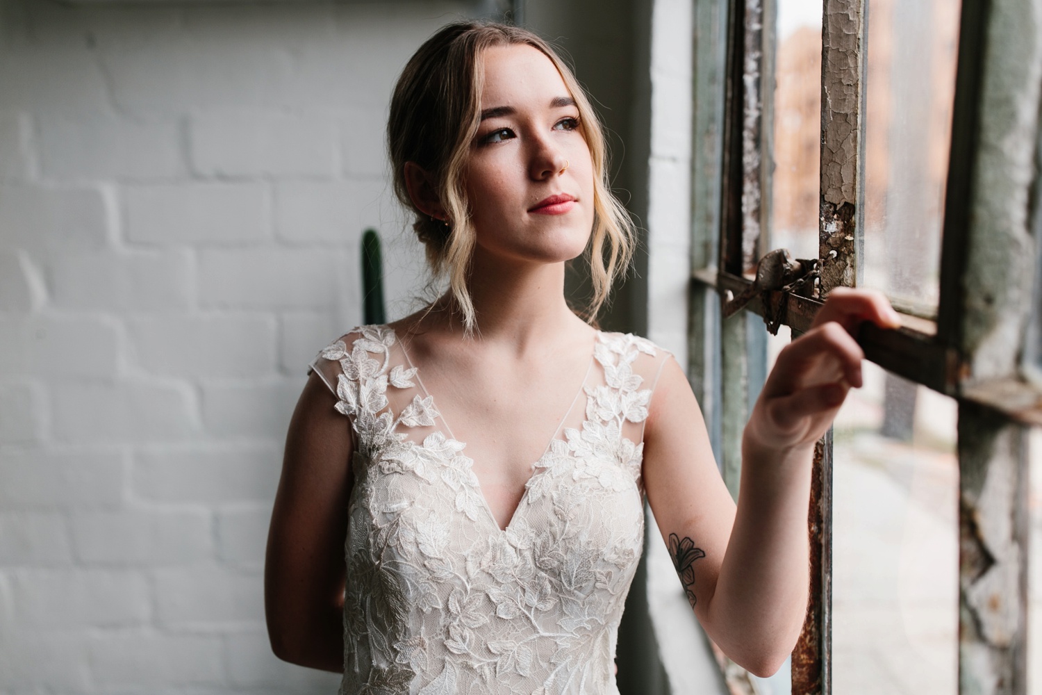 Kami | a industrial, editorial, studio bridal session at The Darkroom Fort Worth by North Texas Wedding Photographer Rachel Meagan Photography | 26