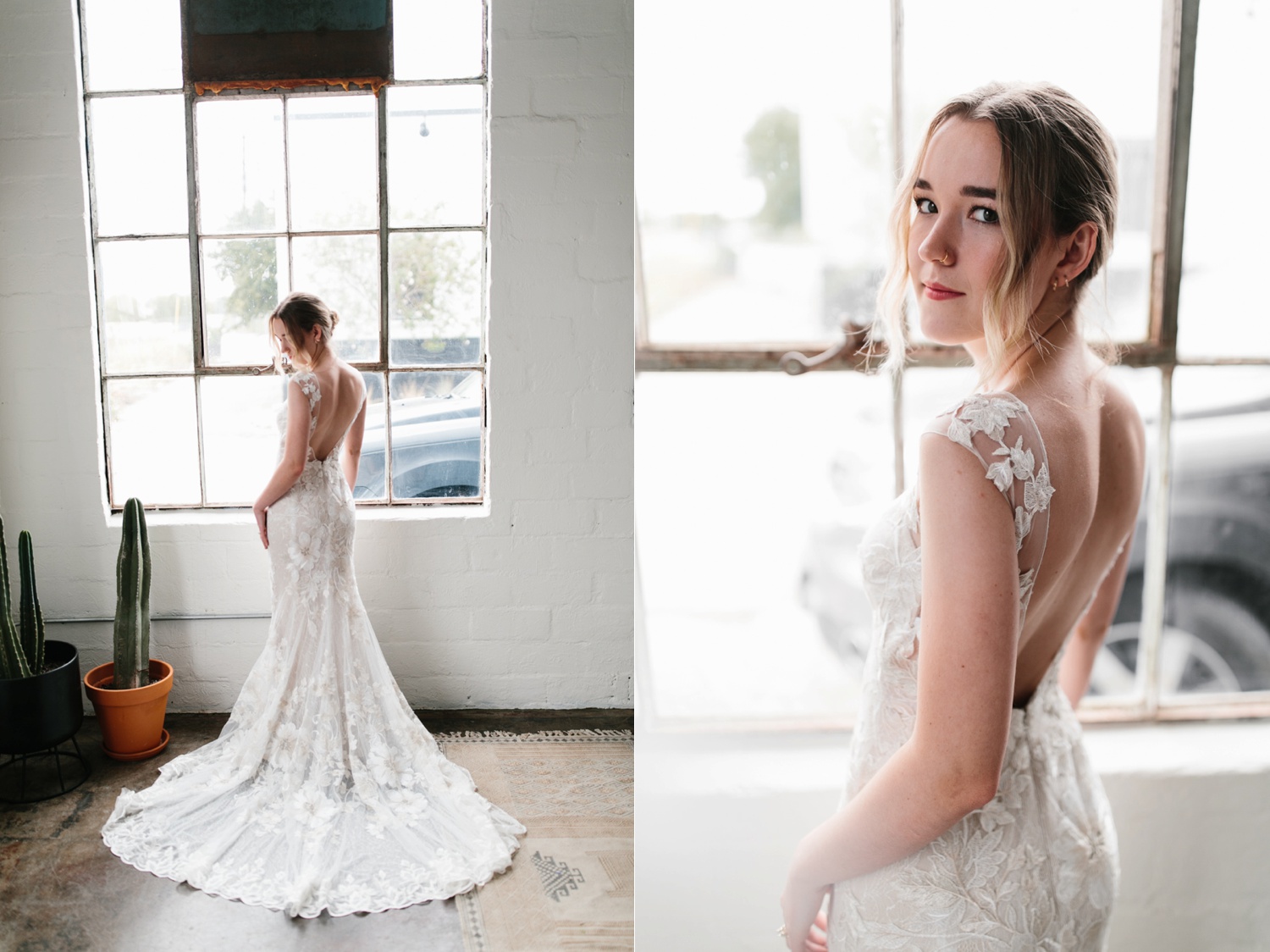 Kami | a industrial, editorial, studio bridal session at The Darkroom Fort Worth by North Texas Wedding Photographer Rachel Meagan Photography | 31