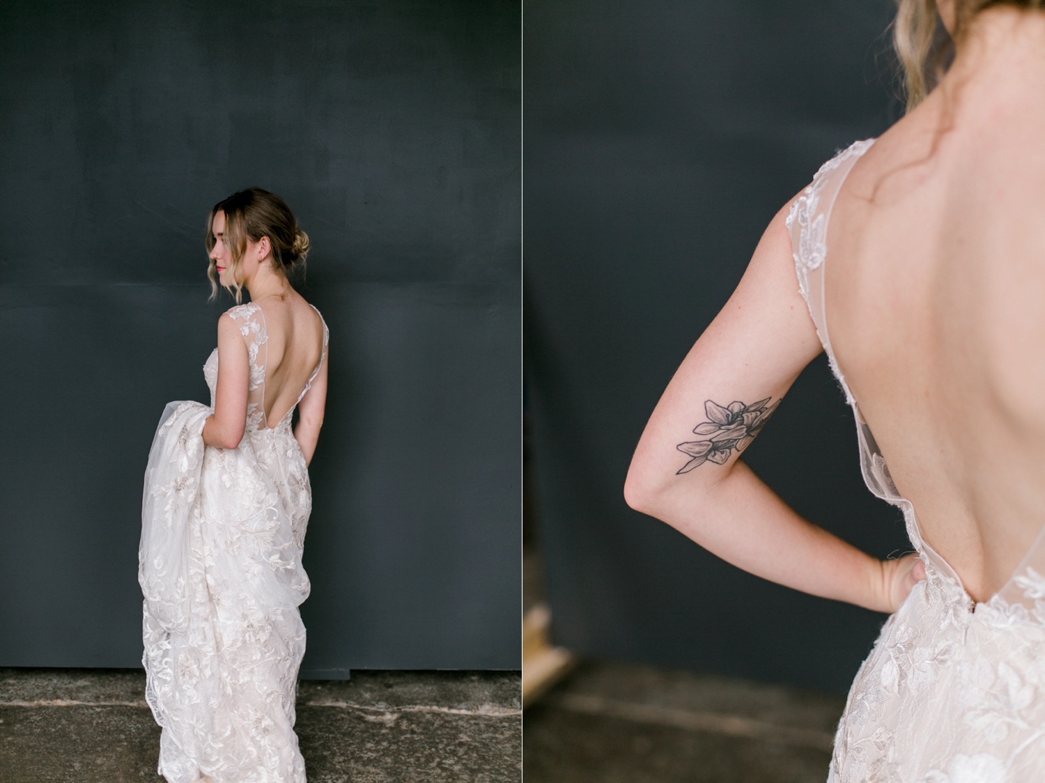 Kami | a industrial, editorial, studio bridal session at The Darkroom Fort Worth by North Texas Wedding Photographer Rachel Meagan Photography | 33