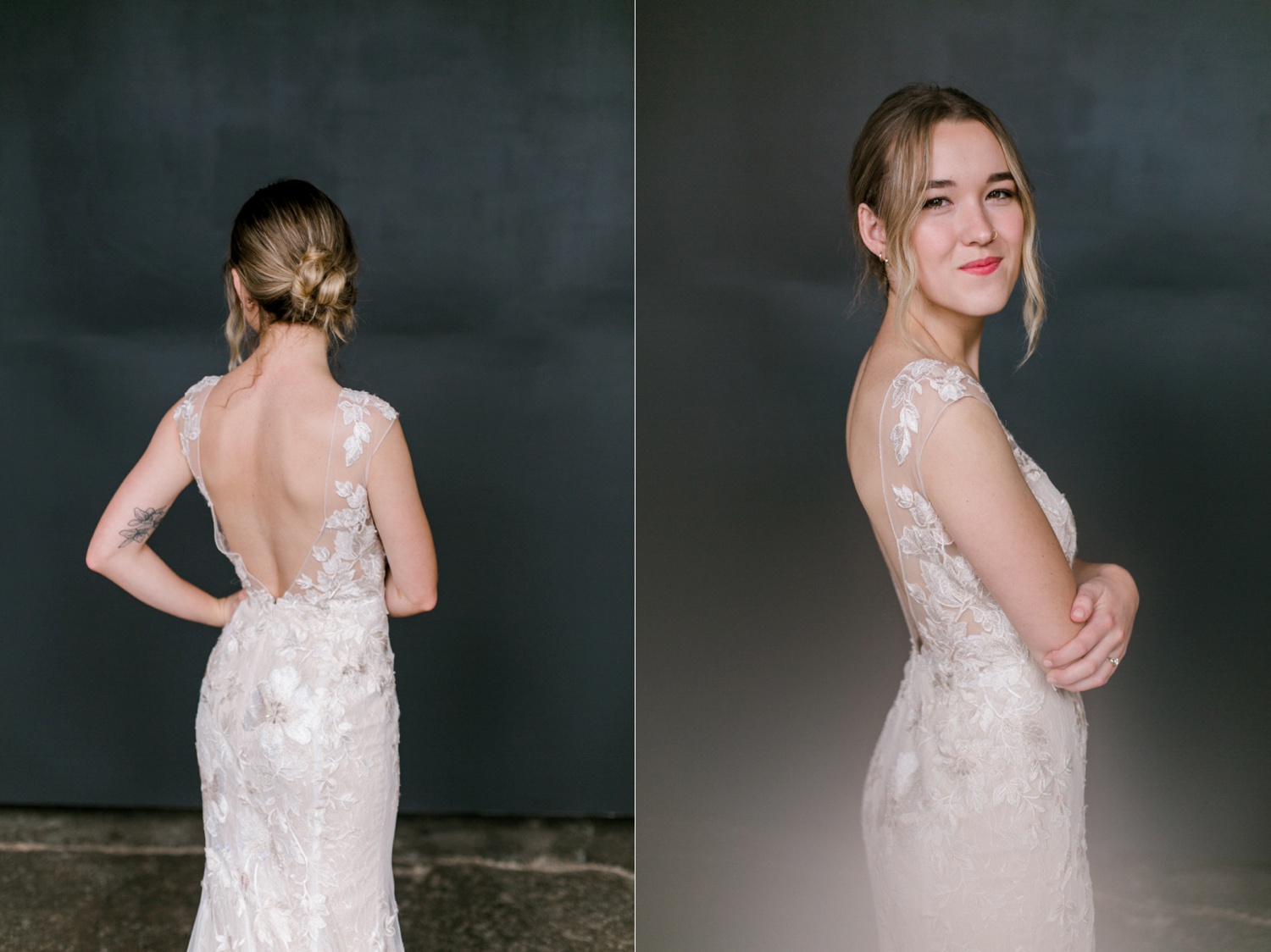 Kami | a industrial, editorial, studio bridal session at The Darkroom Fort Worth by North Texas Wedding Photographer Rachel Meagan Photography | 36