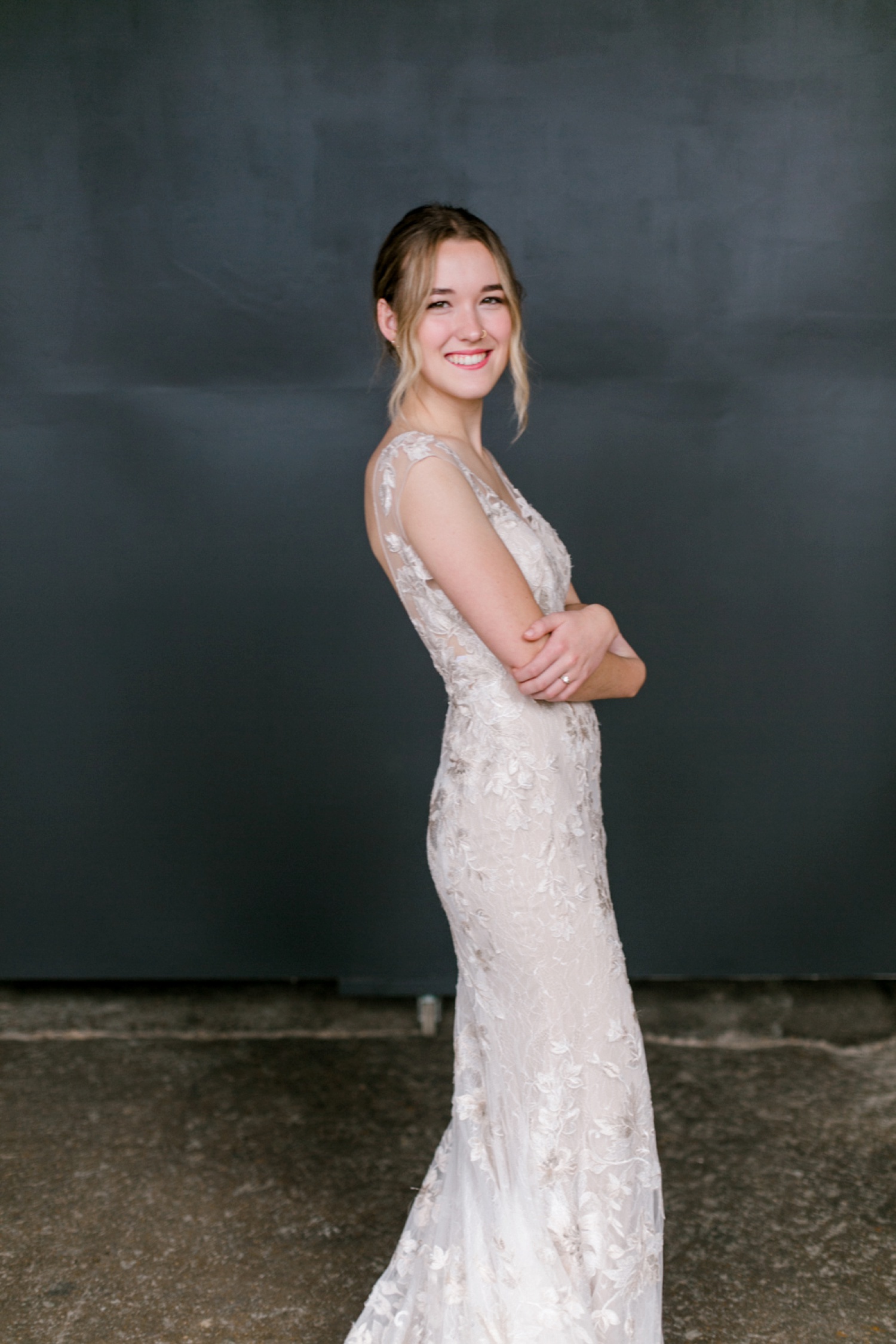 Kami | a industrial, editorial, studio bridal session at The Darkroom Fort Worth by North Texas Wedding Photographer Rachel Meagan Photography | 38