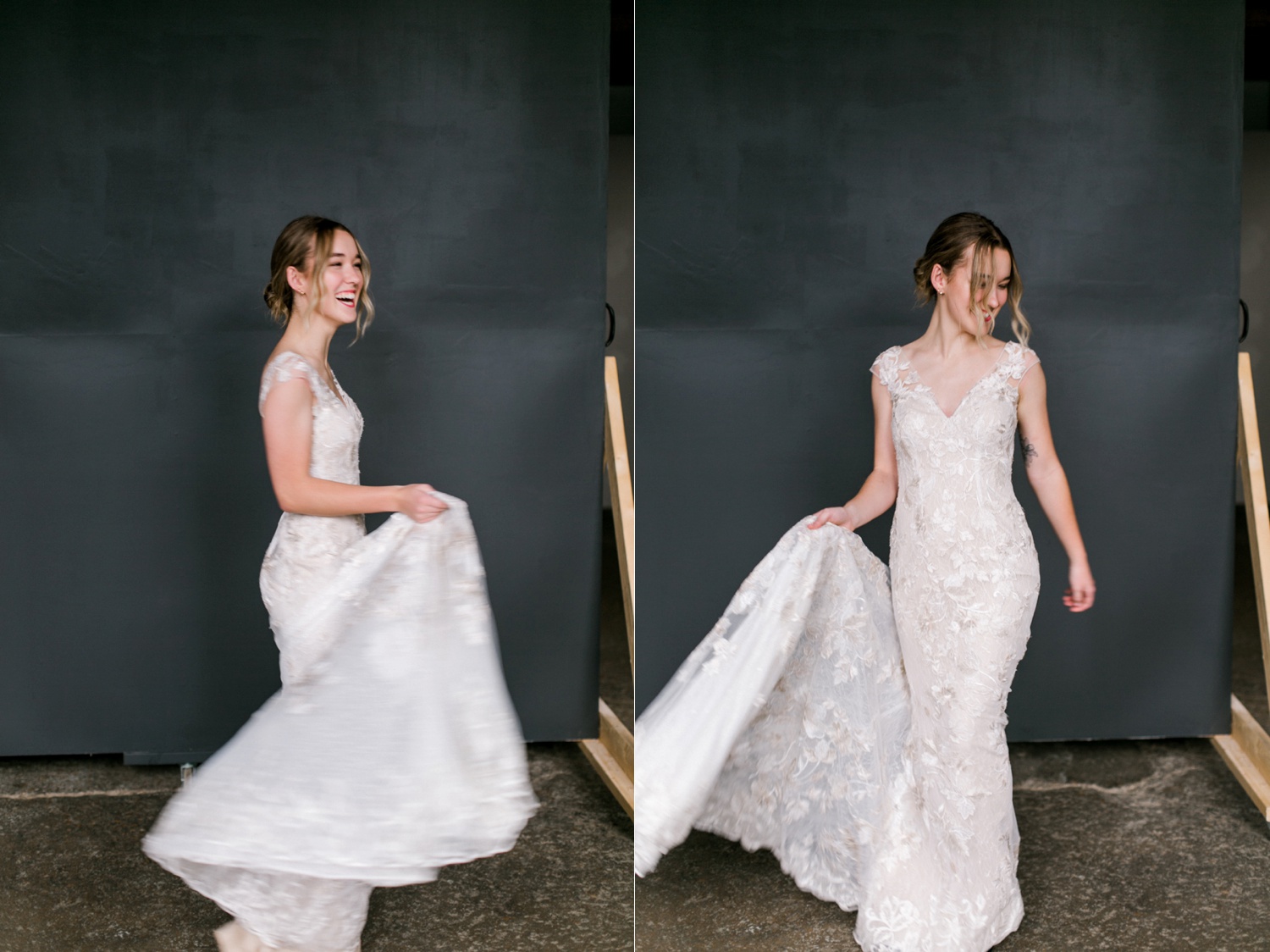 Kami | a industrial, editorial, studio bridal session at The Darkroom Fort Worth by North Texas Wedding Photographer Rachel Meagan Photography | 42