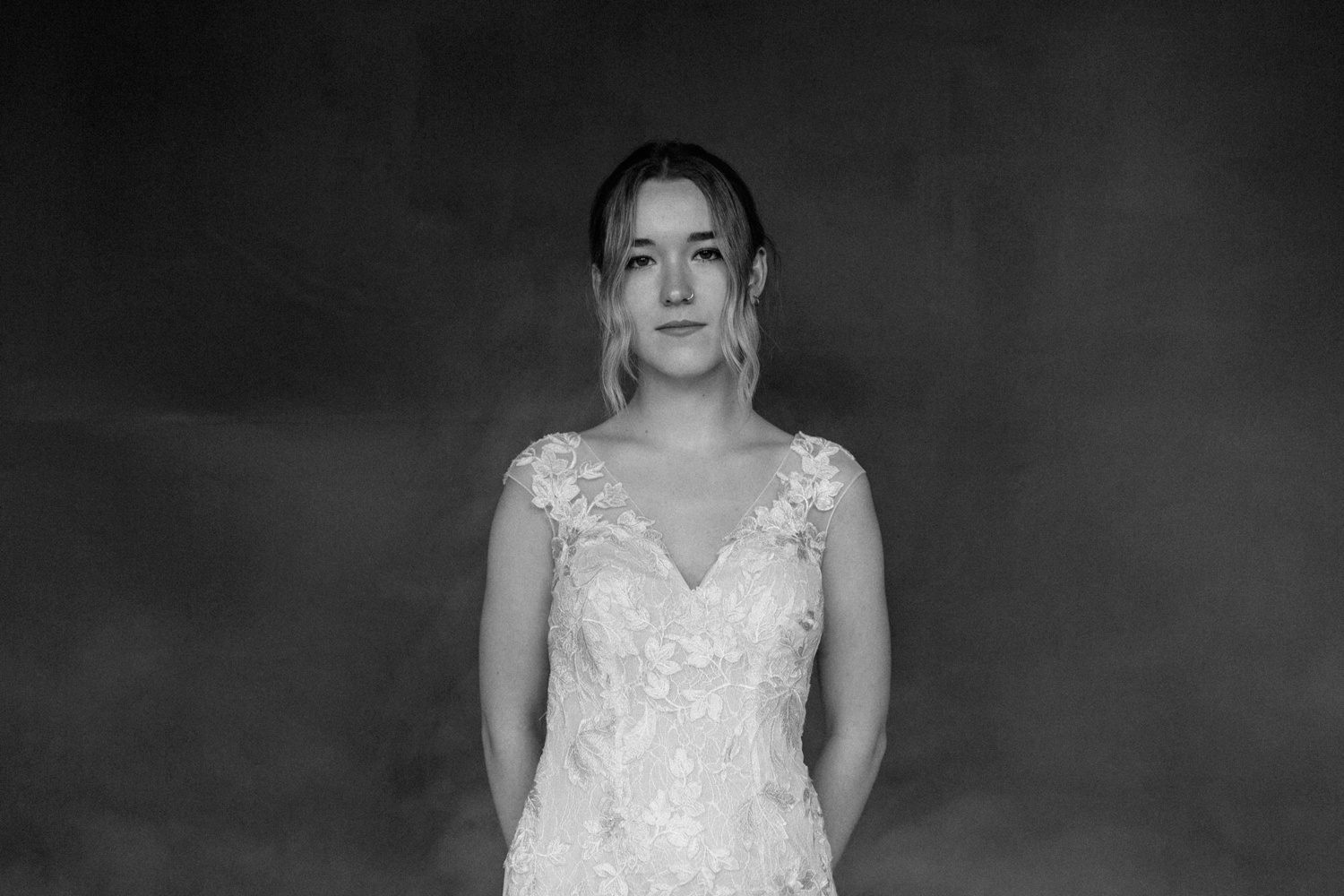 Kami | a industrial, editorial, studio bridal session at The Darkroom Fort Worth by North Texas Wedding Photographer Rachel Meagan Photography | 43