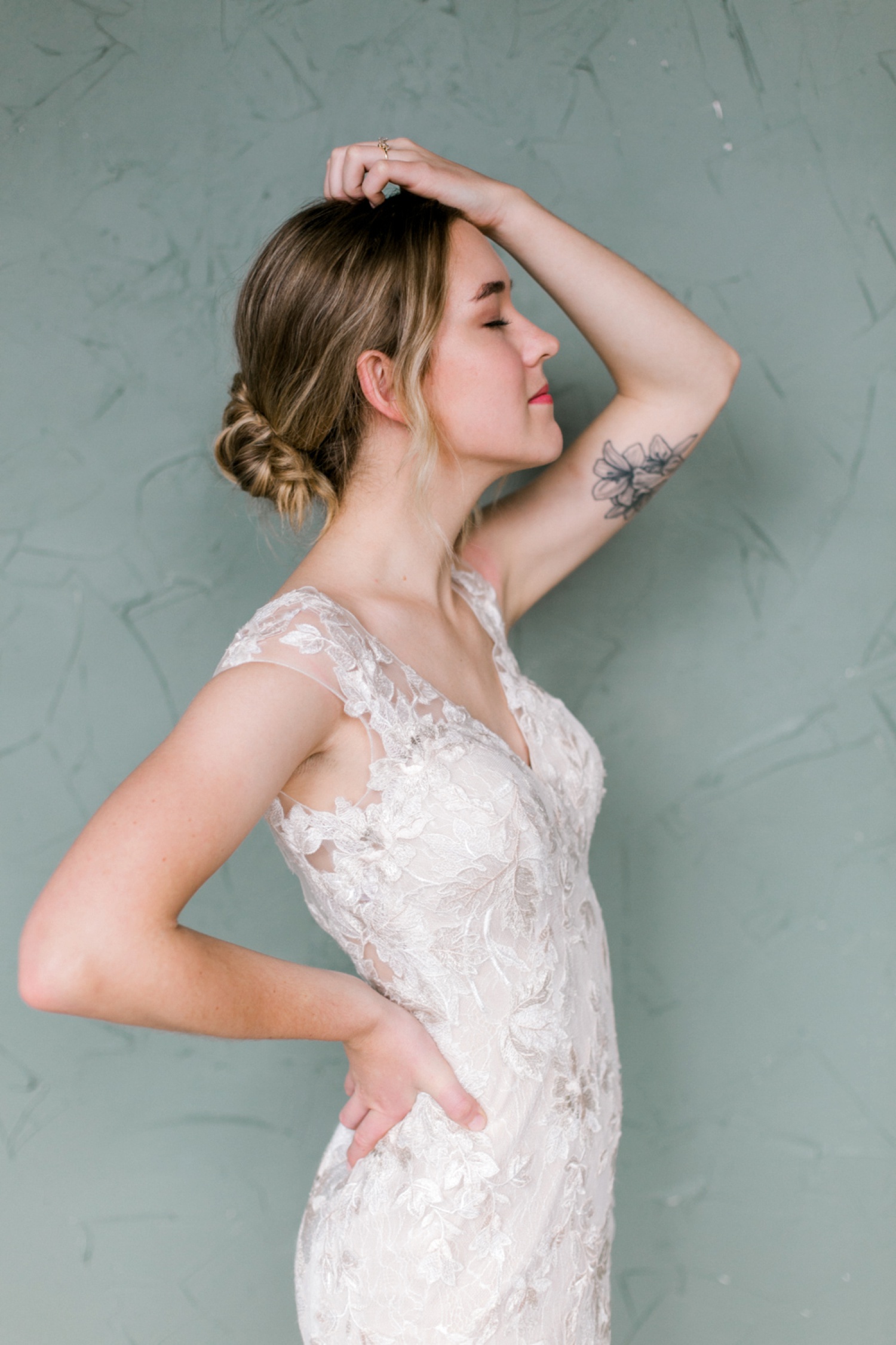 Kami | a industrial, editorial, studio bridal session at The Darkroom Fort Worth by North Texas Wedding Photographer Rachel Meagan Photography | 60