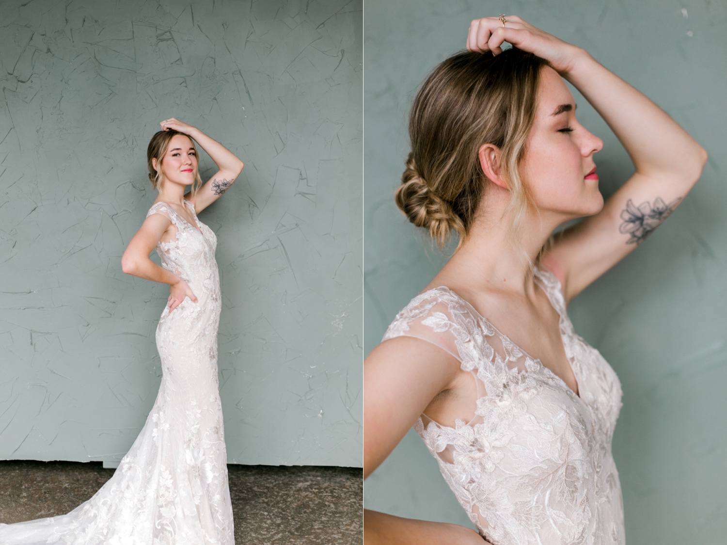 Kami | a industrial, editorial, studio bridal session at The Darkroom Fort Worth by North Texas Wedding Photographer Rachel Meagan Photography | 61