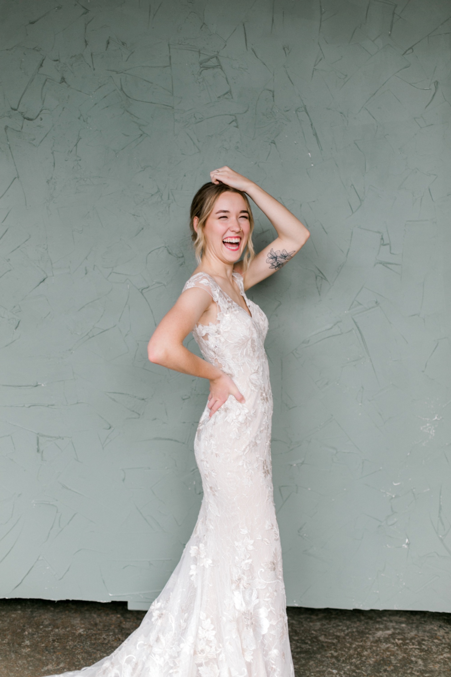 Kami | a industrial, editorial, studio bridal session at The Darkroom Fort Worth by North Texas Wedding Photographer Rachel Meagan Photography | 62