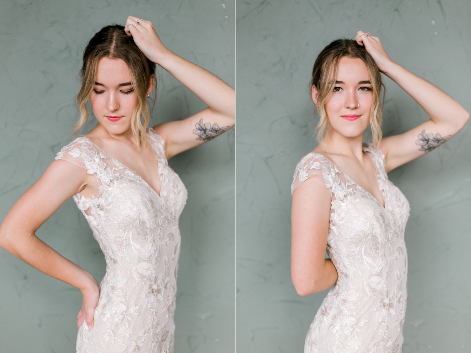 Kami | a industrial, editorial, studio bridal session at The Darkroom Fort Worth by North Texas Wedding Photographer Rachel Meagan Photography | 63