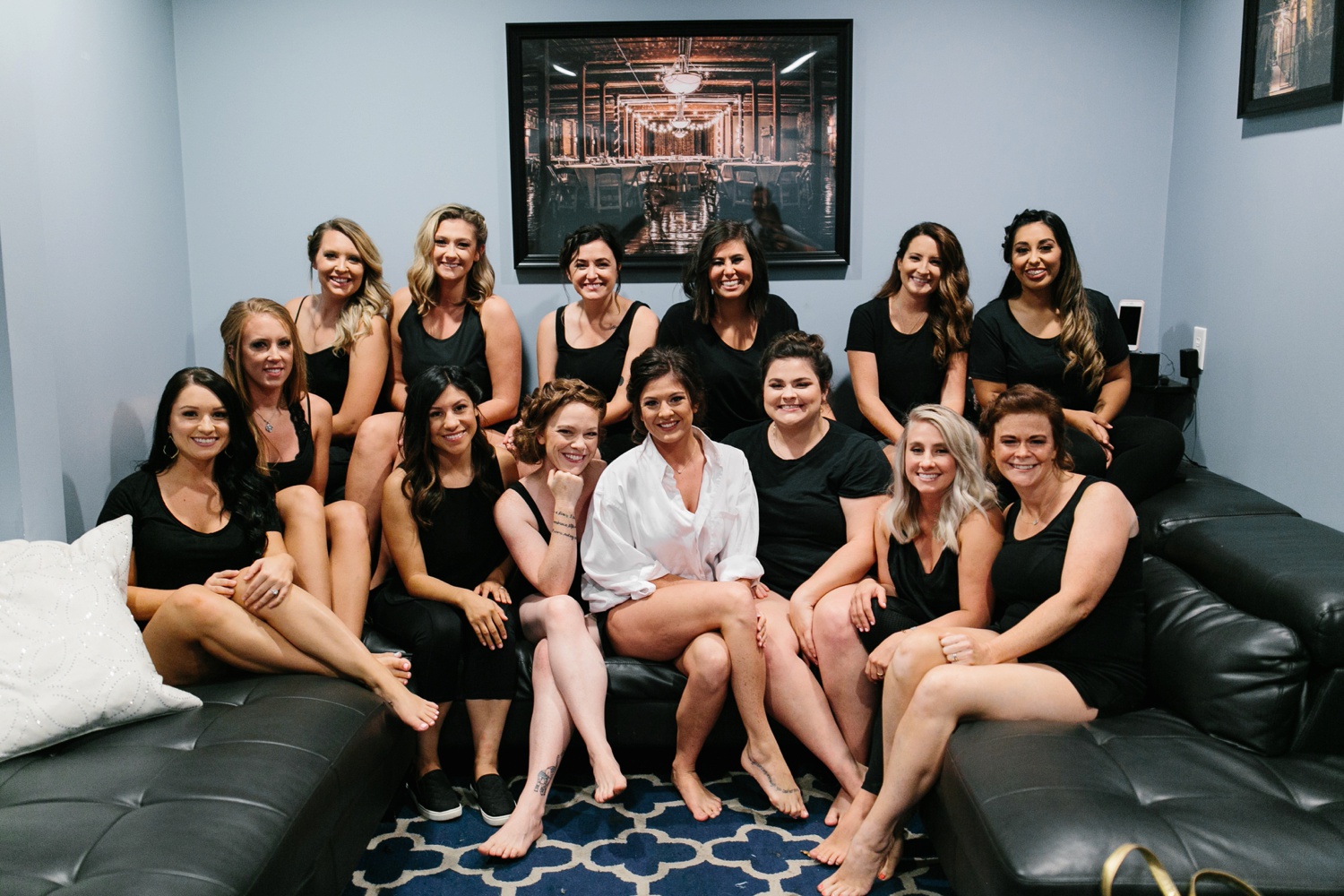 Virginia + Kory | emotional, industrial style wedding with dusty blue, ivory, and gold accents at the Mckinney Cotton Mill by North Texas Wedding Photographer Rachel Meagan Photography | 001