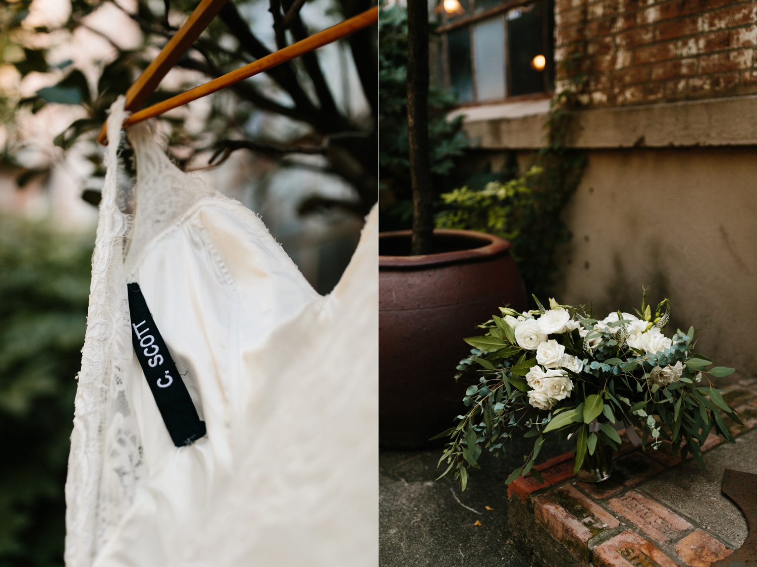 Virginia + Kory | emotional, industrial style wedding with dusty blue, ivory, and gold accents at the Mckinney Cotton Mill by North Texas Wedding Photographer Rachel Meagan Photography | 004
