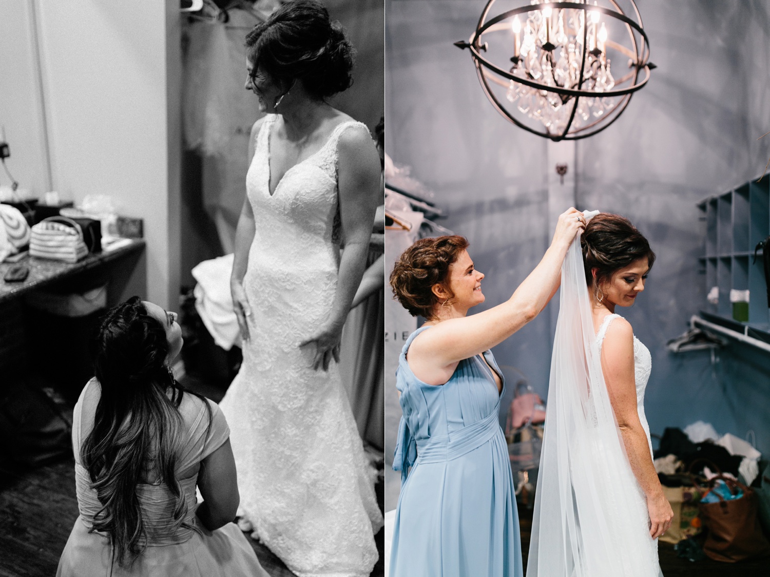 Virginia + Kory | emotional, industrial style wedding with dusty blue, ivory, and gold accents at the Mckinney Cotton Mill by North Texas Wedding Photographer Rachel Meagan Photography | 007