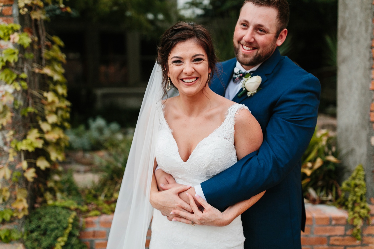 Virginia + Kory | emotional, industrial style wedding with dusty blue, ivory, and gold accents at the Mckinney Cotton Mill by North Texas Wedding Photographer Rachel Meagan Photography | 091