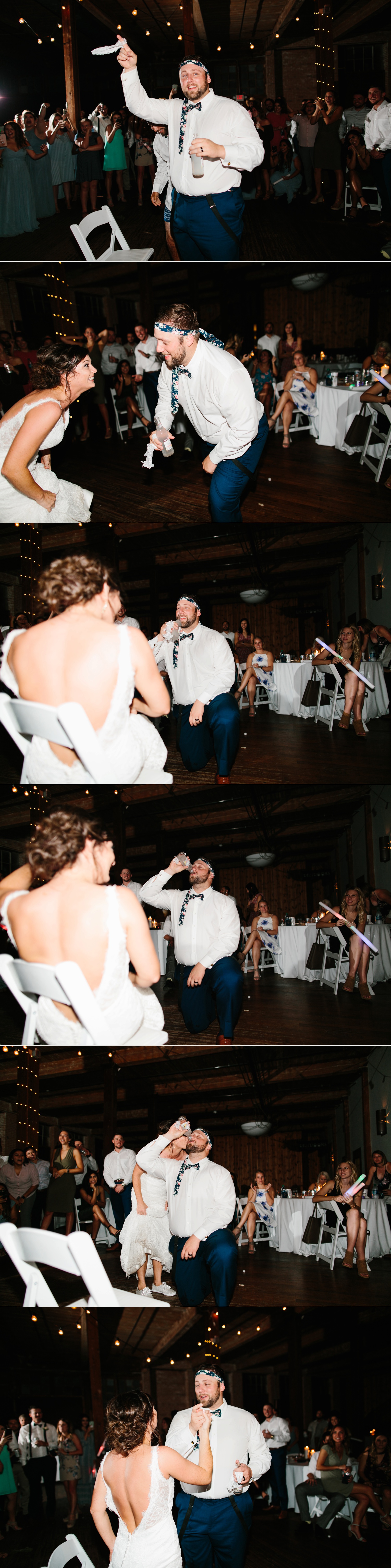 Virginia + Kory | emotional, industrial style wedding with dusty blue, ivory, and gold accents at the Mckinney Cotton Mill by North Texas Wedding Photographer Rachel Meagan Photography | 129