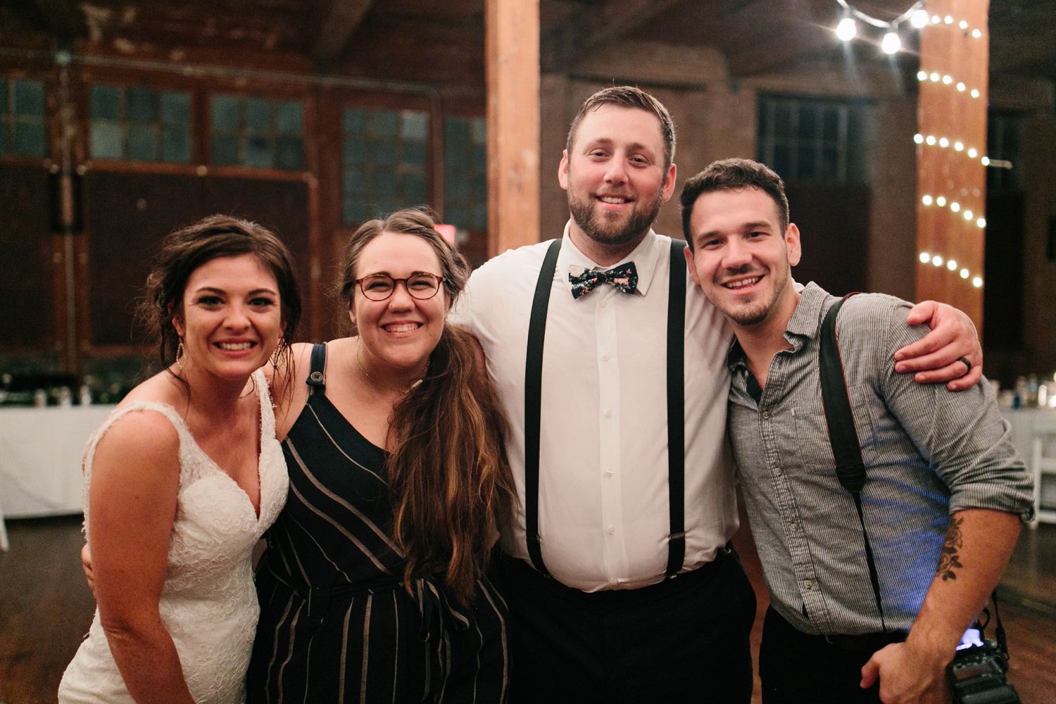 Virginia + Kory | emotional, industrial style wedding with dusty blue, ivory, and gold accents at the Mckinney Cotton Mill by North Texas Wedding Photographer Rachel Meagan Photography | 138