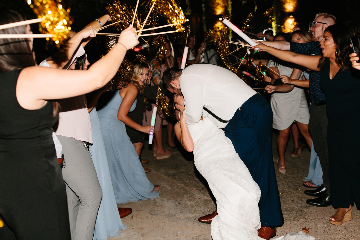 Virginia + Kory | emotional, industrial style wedding with dusty blue, ivory, and gold accents at the Mckinney Cotton Mill by North Texas Wedding Photographer Rachel Meagan Photography | 139