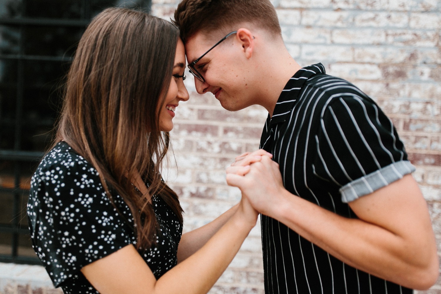 Annie + Max | cozy coffee shop, dowtown Fort Smith, Hawksbill Crag stylish engagement session in the Ozark National Forest by Destination Wedding Photographer Rachel Meagan Photography | 030