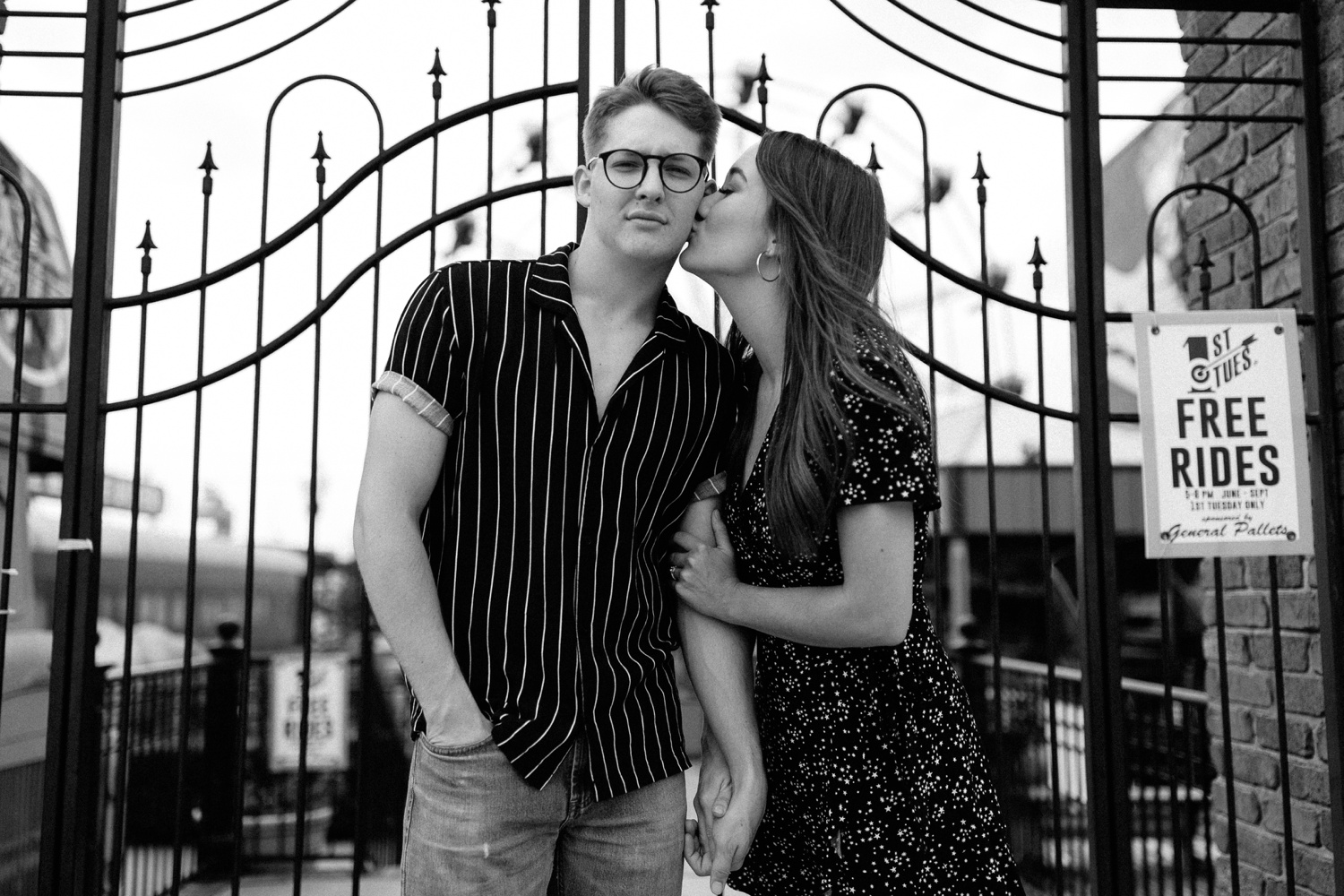 Annie + Max | cozy coffee shop, dowtown Fort Smith, Hawksbill Crag stylish engagement session in the Ozark National Forest by Destination Wedding Photographer Rachel Meagan Photography | 054