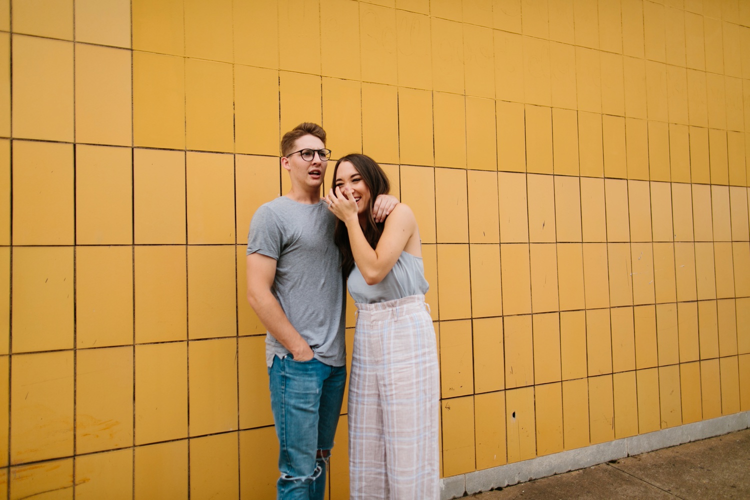Annie + Max | cozy coffee shop, dowtown Fort Smith, Hawksbill Crag stylish engagement session in the Ozark National Forest by Destination Wedding Photographer Rachel Meagan Photography | 090