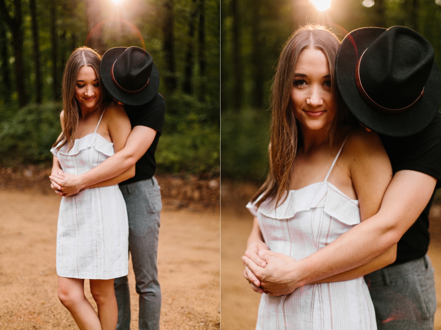 Annie + Max | cozy coffee shop, dowtown Fort Smith, Hawksbill Crag stylish engagement session in the Ozark National Forest by Destination Wedding Photographer Rachel Meagan Photography | 119