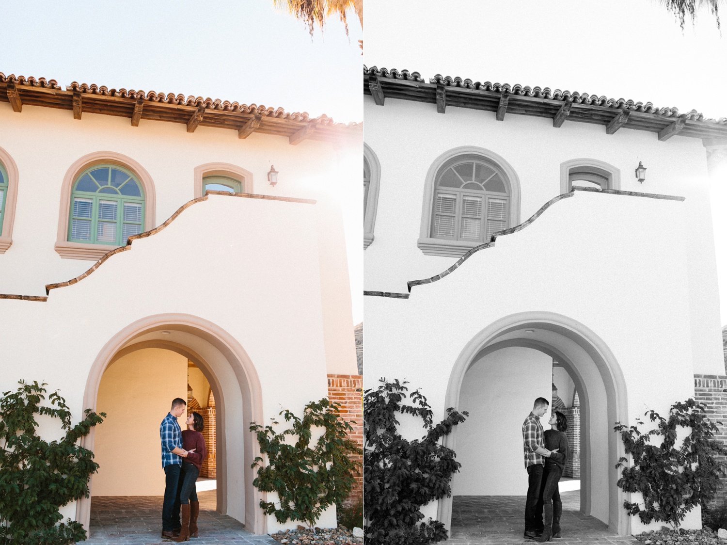 Jaclyn + Tyler | a stylish, adventurous palm springs and joshua tree engagement session by destination wedding photographer Rachel Meagan Photography | 002