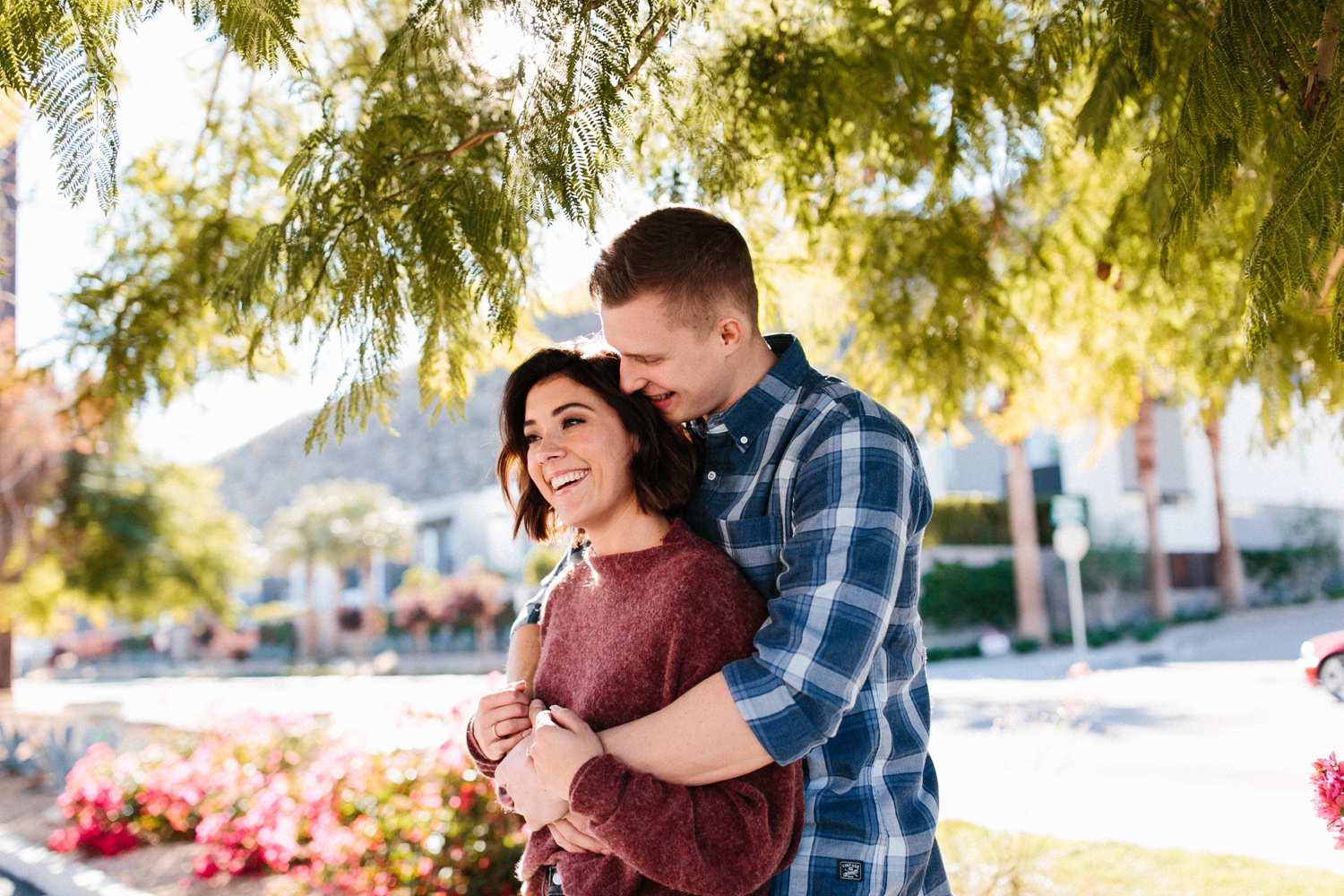 Jaclyn + Tyler | a stylish, adventurous palm springs and joshua tree engagement session by destination wedding photographer Rachel Meagan Photography | 004