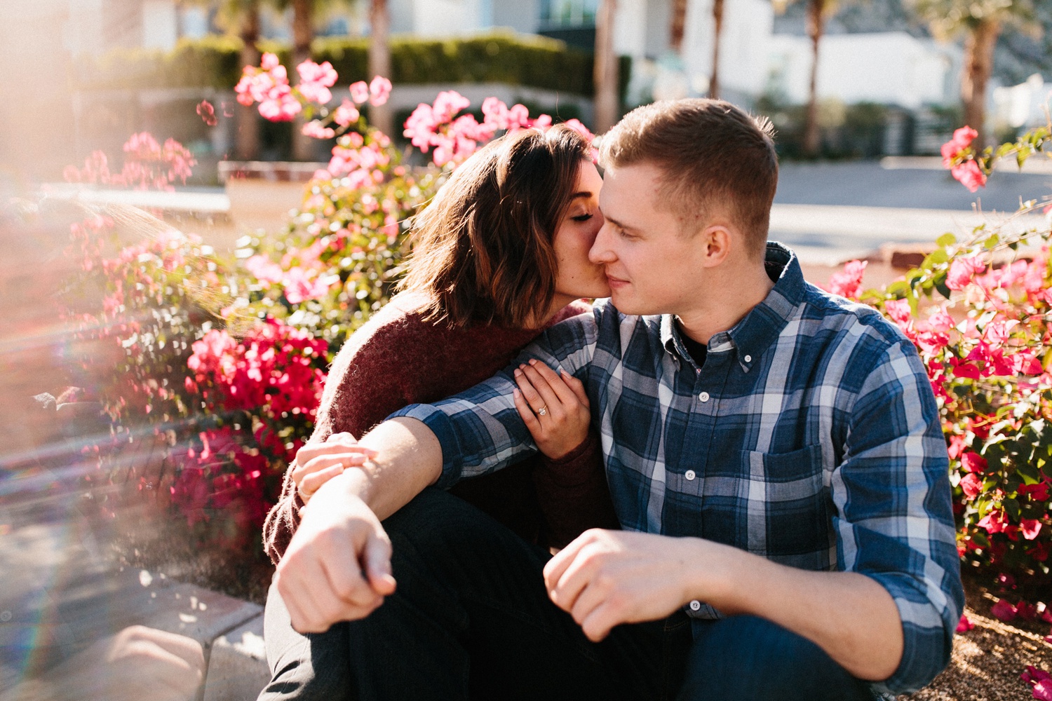 Jaclyn + Tyler | a stylish, adventurous palm springs and joshua tree engagement session by destination wedding photographer Rachel Meagan Photography | 009
